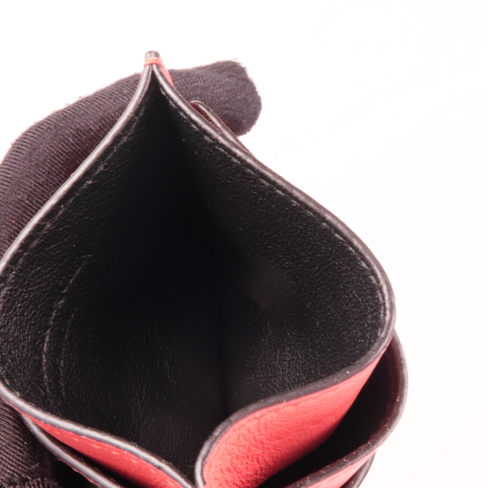 Alexander McQueen 羊皮皮革Card Case銀扣卡片套