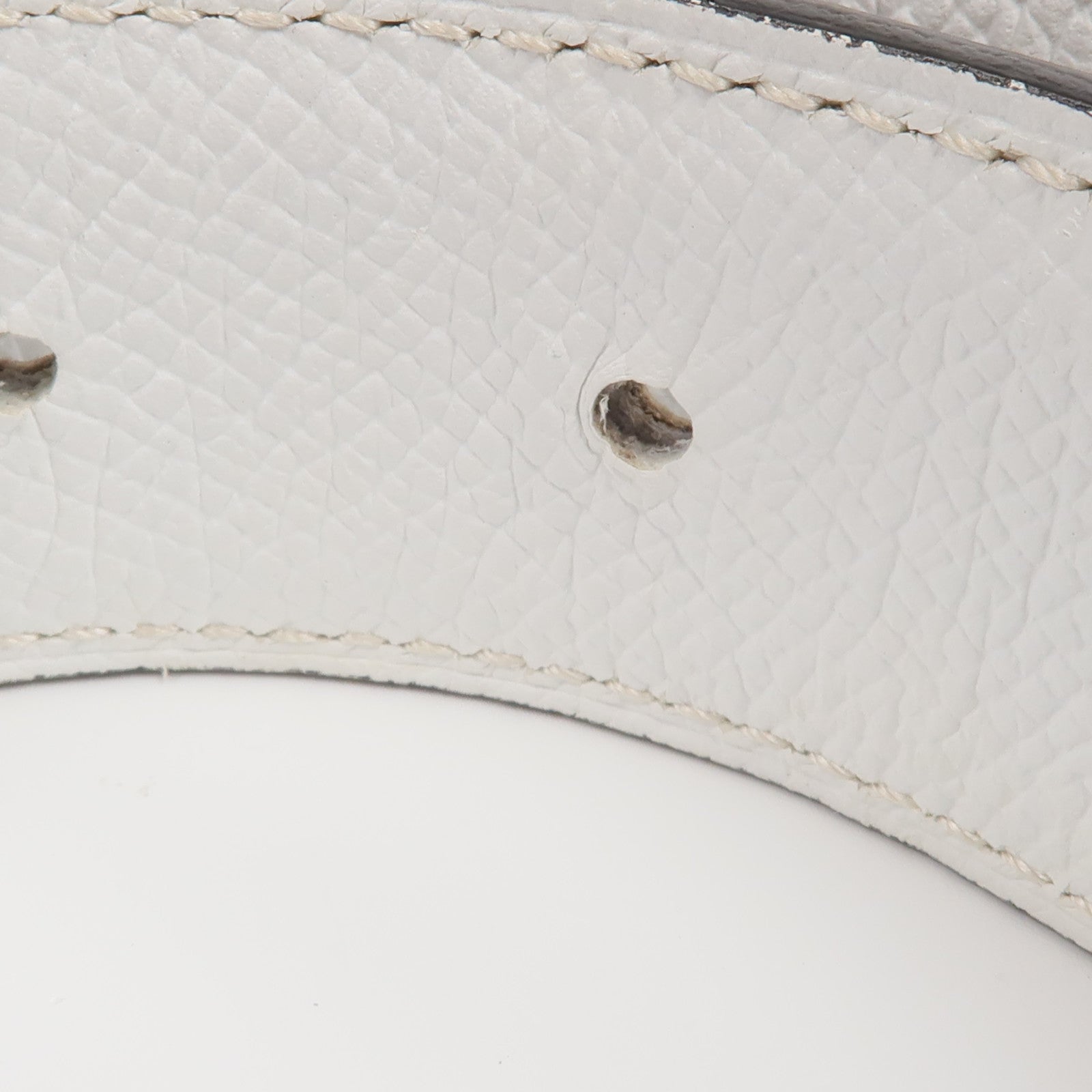 HERMES H Belt 90cm皮帶Etoupe/Blanc