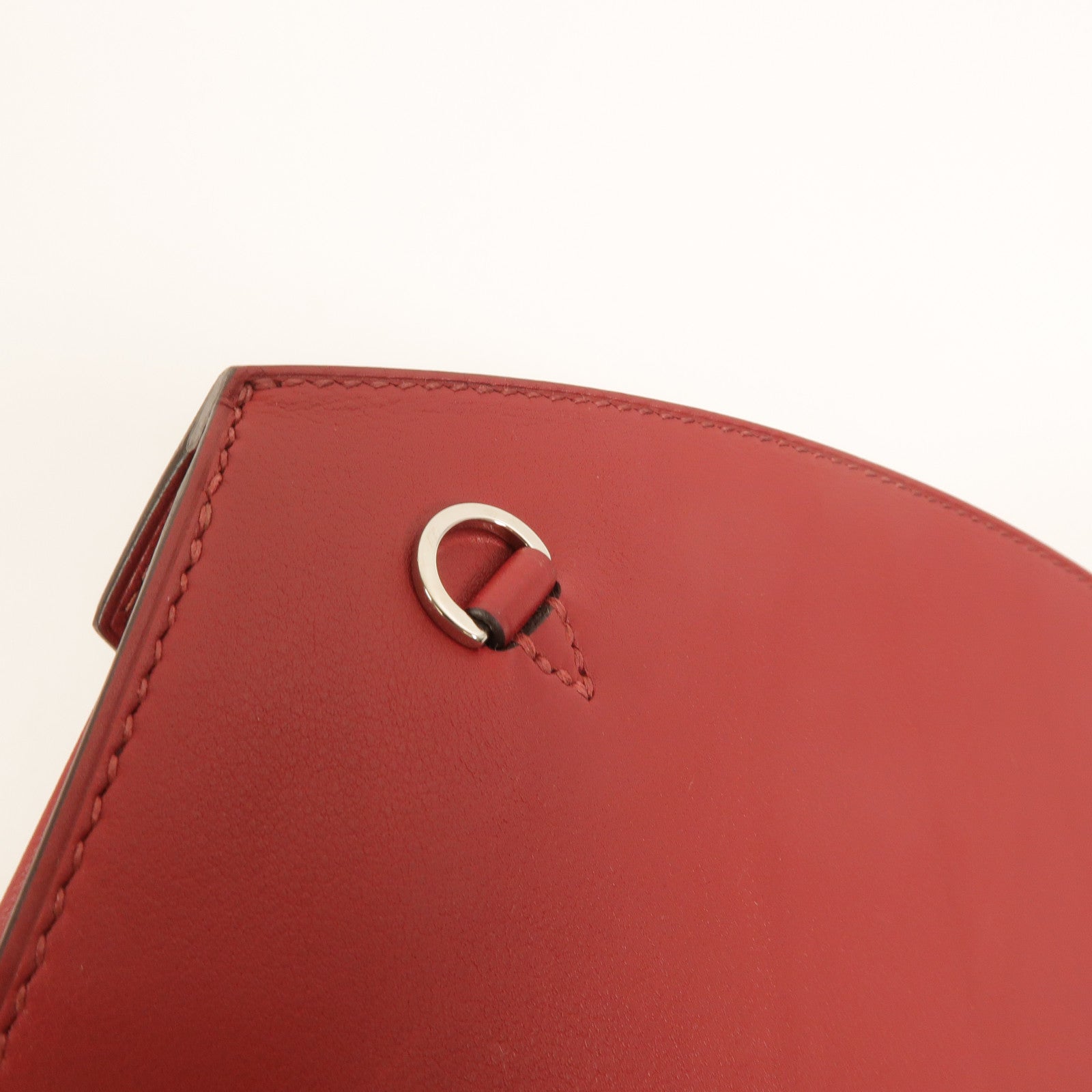 HERMES Swift/Tadelakt皮革Tutti Frutti Clutch手拿包RougeGrenat/RougeVif