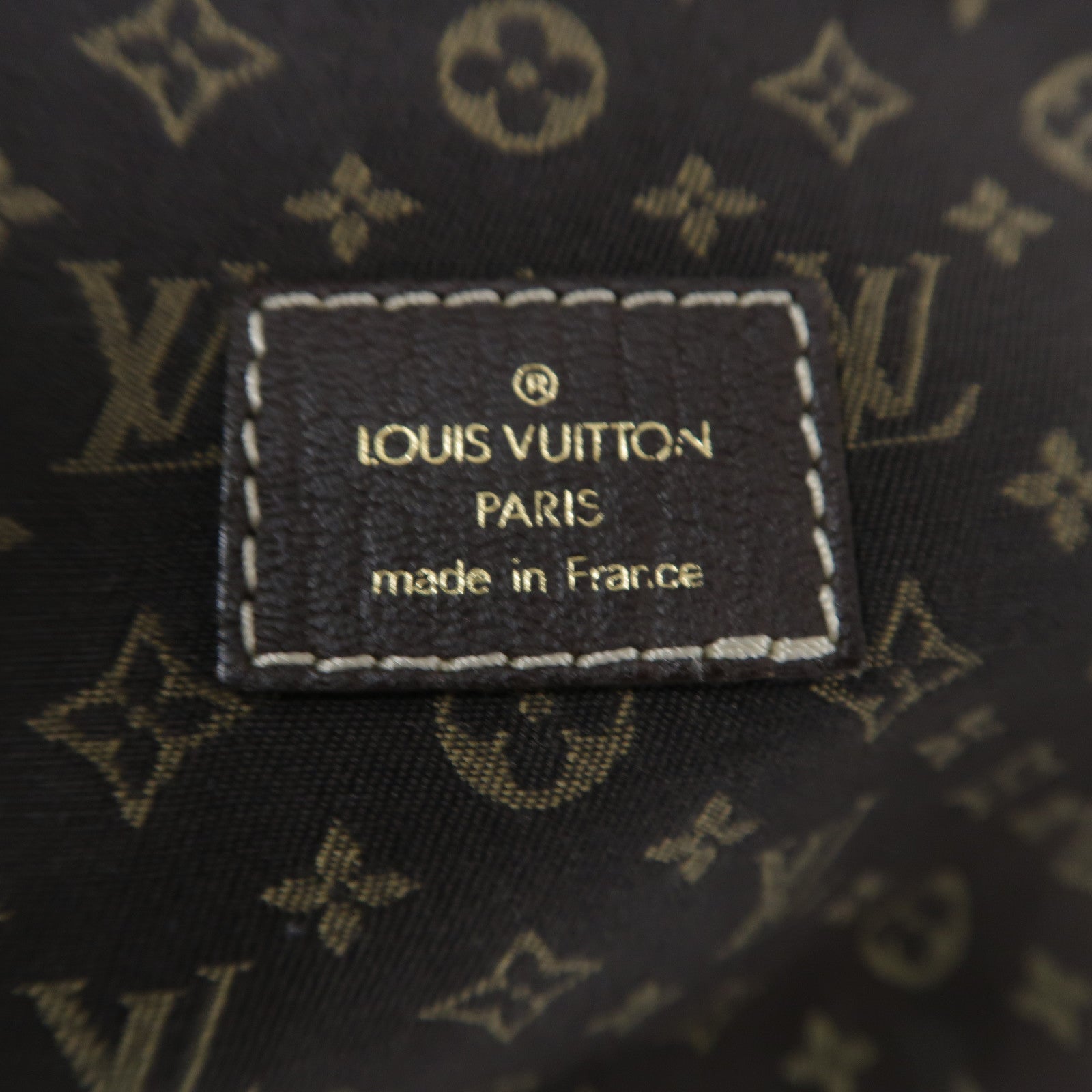 LOUIS VUITTON Monogram Mini Saumur 30金扣肩背袋棕色
