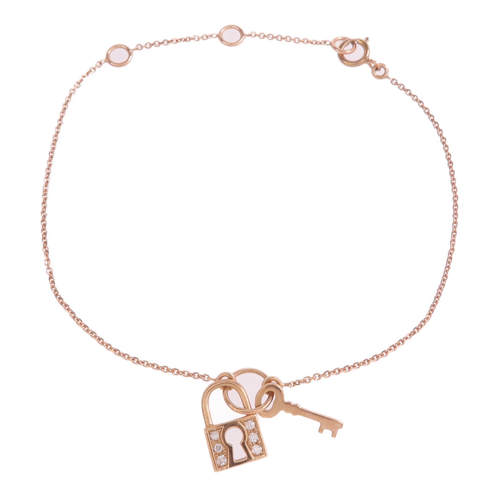 JEWELRY 18K玫瑰金Diamond Bracelet鑽石手鏈