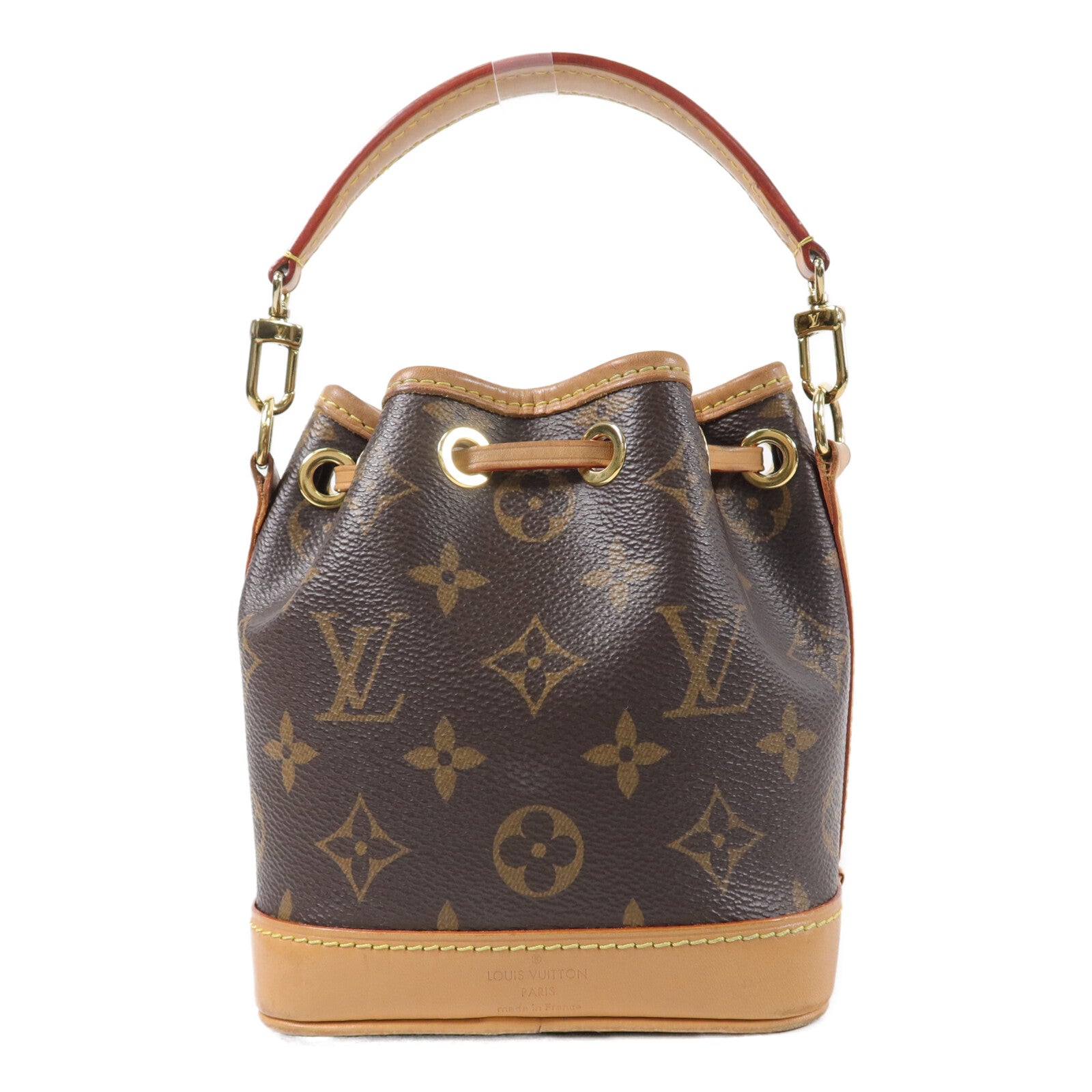 LOUIS VUITTON Monogram Nano Noe手挽肩背兩用袋