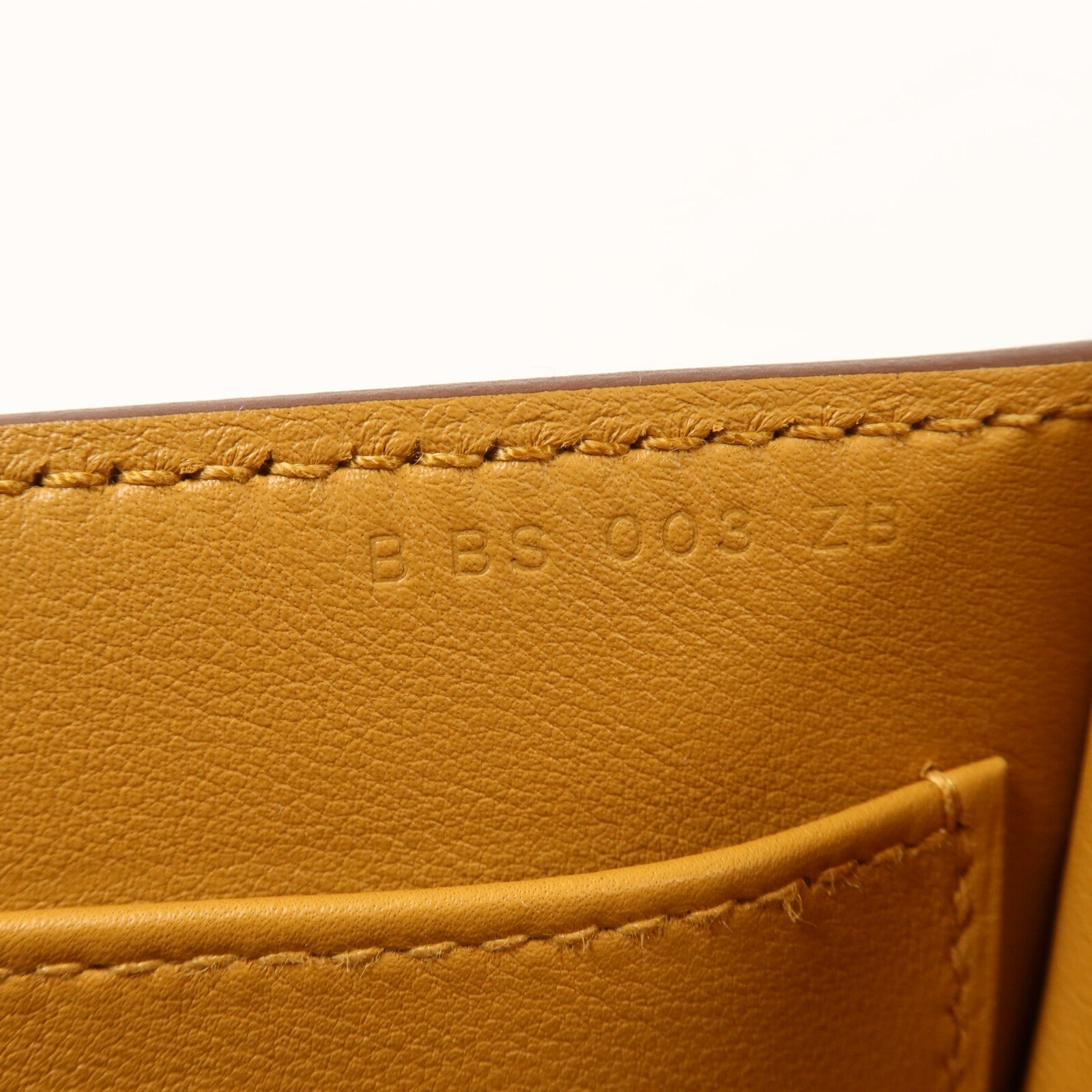HERMES Chevre皮革Geta Bag肩背袋Caramel