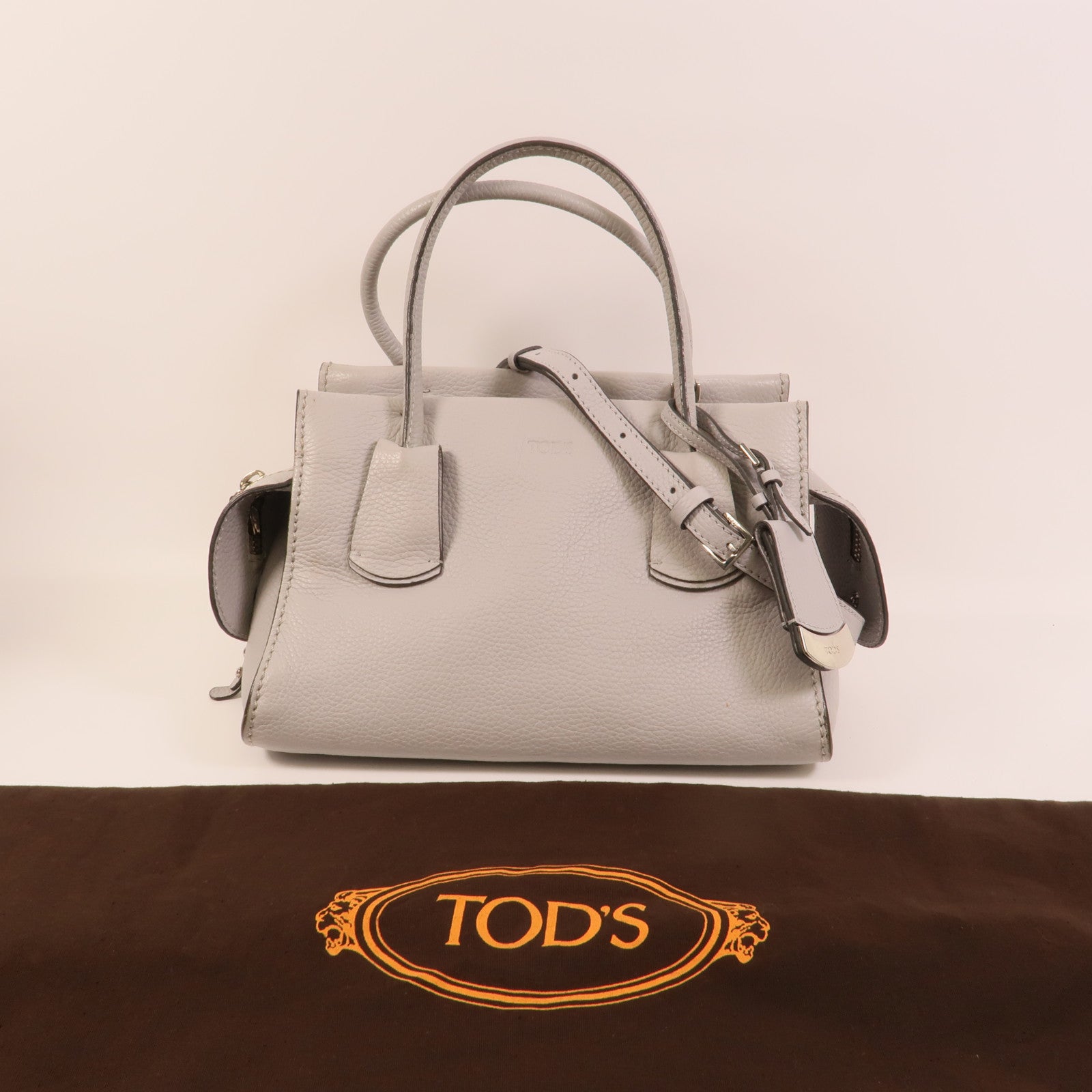 TOD'S 牛皮皮革2 Way Shoulder手挽肩背兩用袋