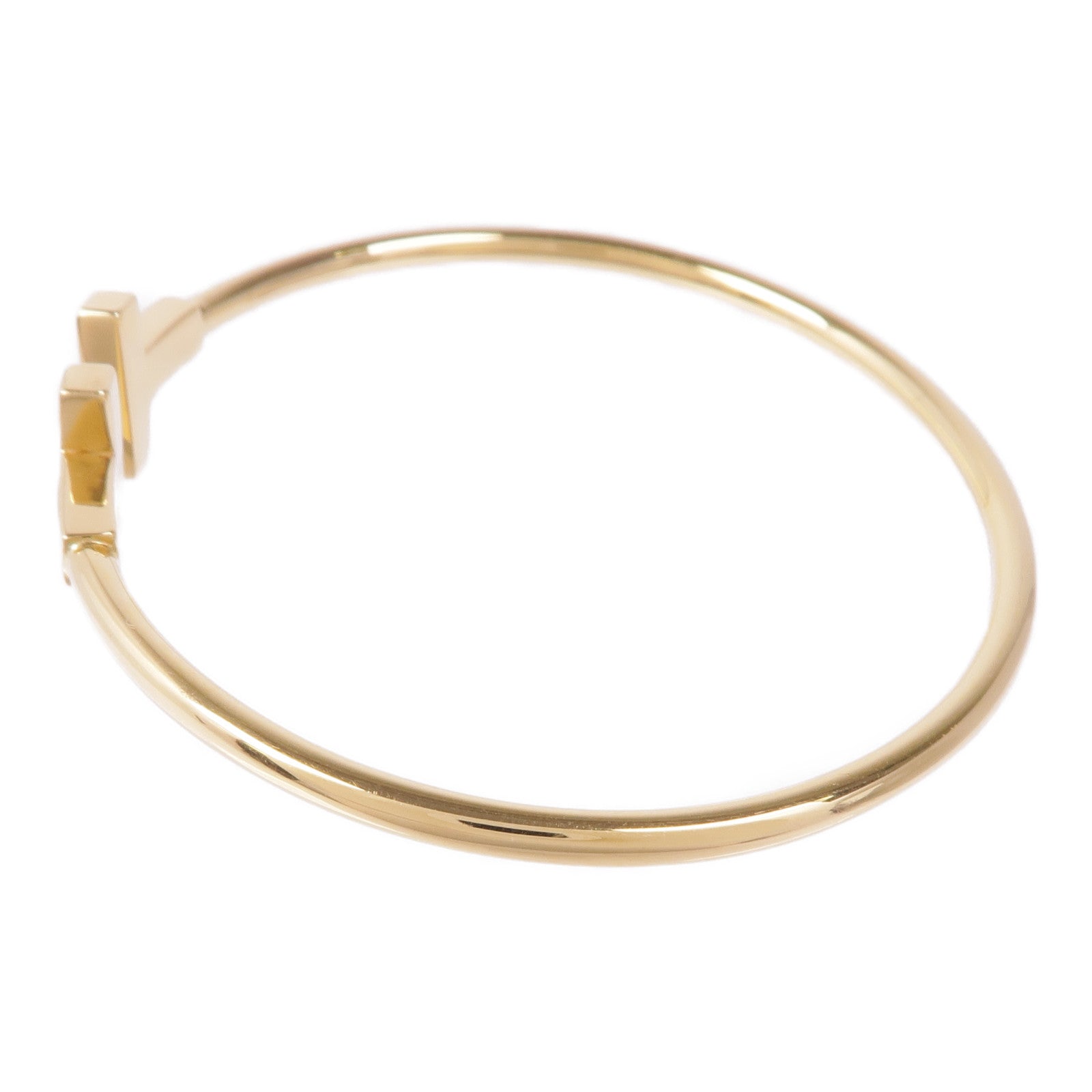 TIFFANY＆CO 18K黄金T Wire Bracelet手鐲