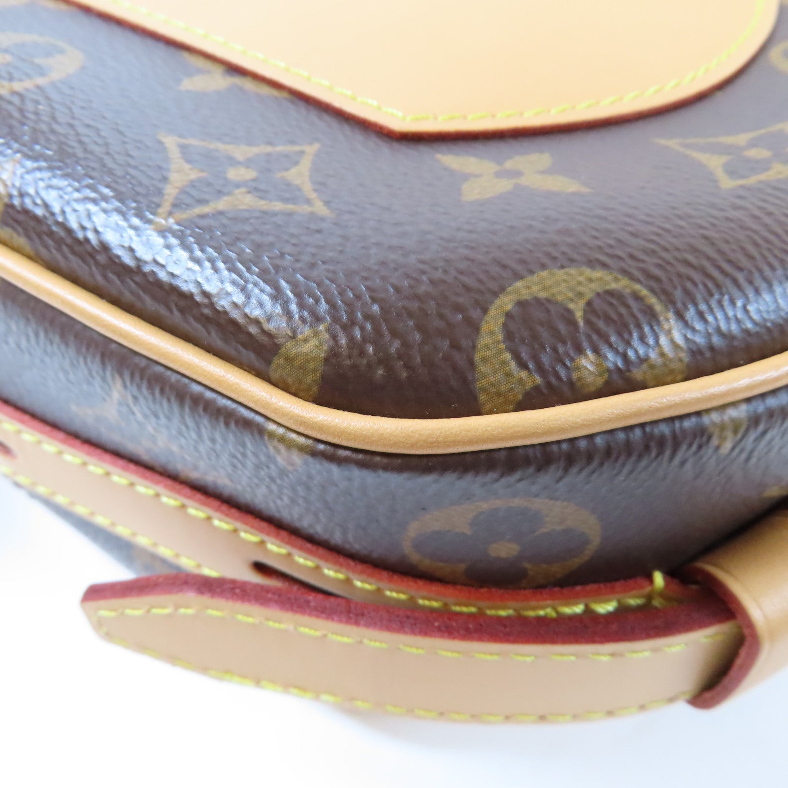 LOUIS VUITTON Monogram Boite Chapeau Souple MM金扣肩背袋啡色