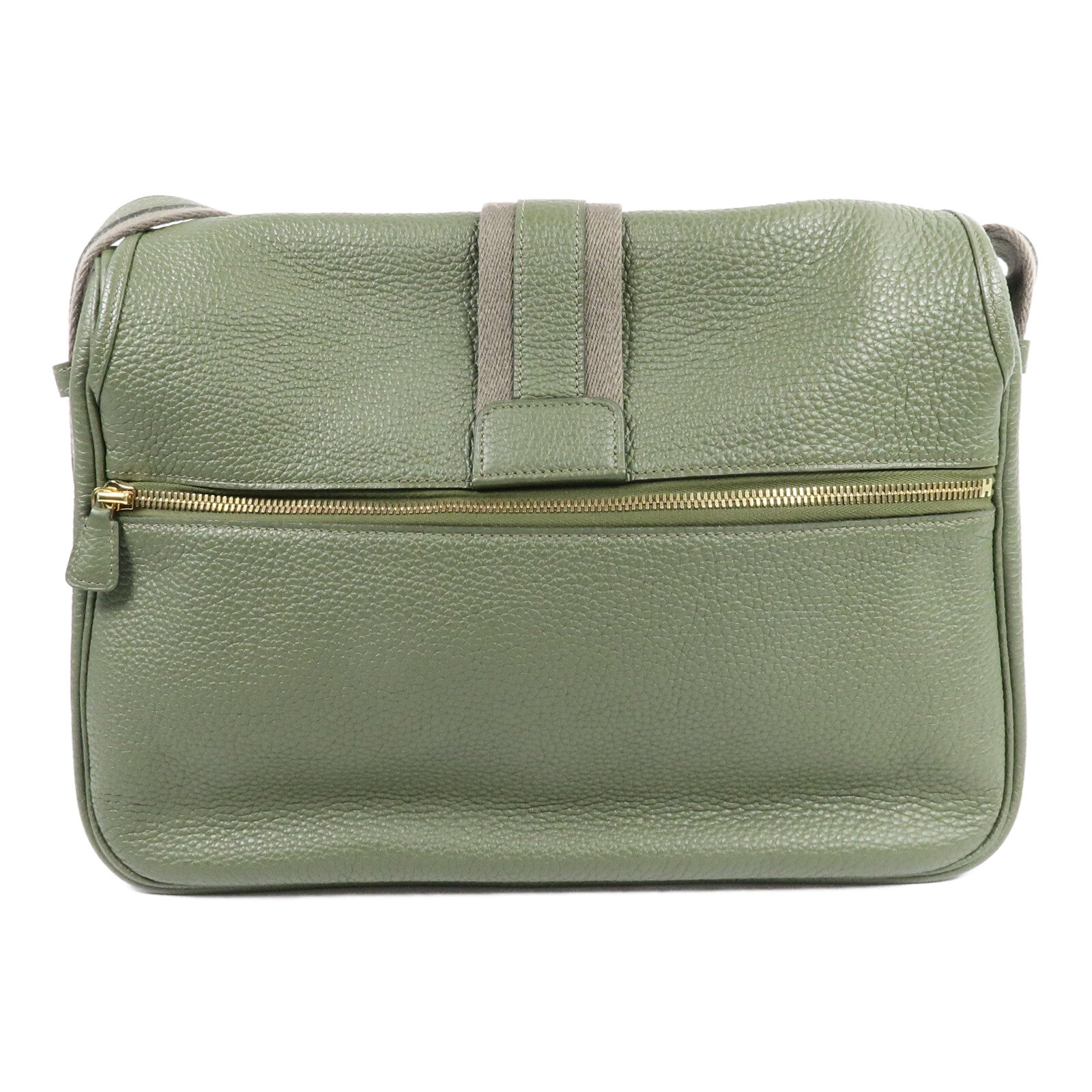HERMES Clemence皮革Bourlingue Messenger Bag肩背袋