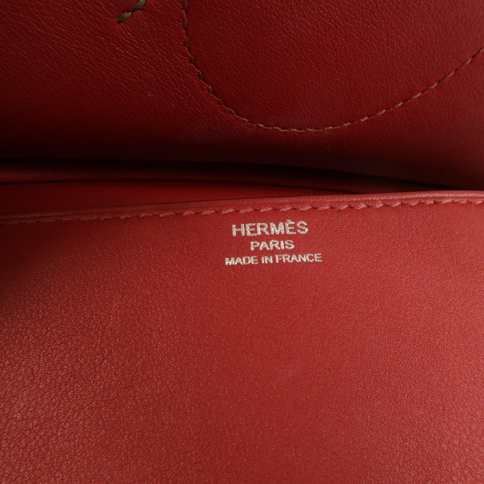 HERMES Swift/Tadelakt皮革Tutti Frutti Clutch手拿包RougeGrenat/RougeVif