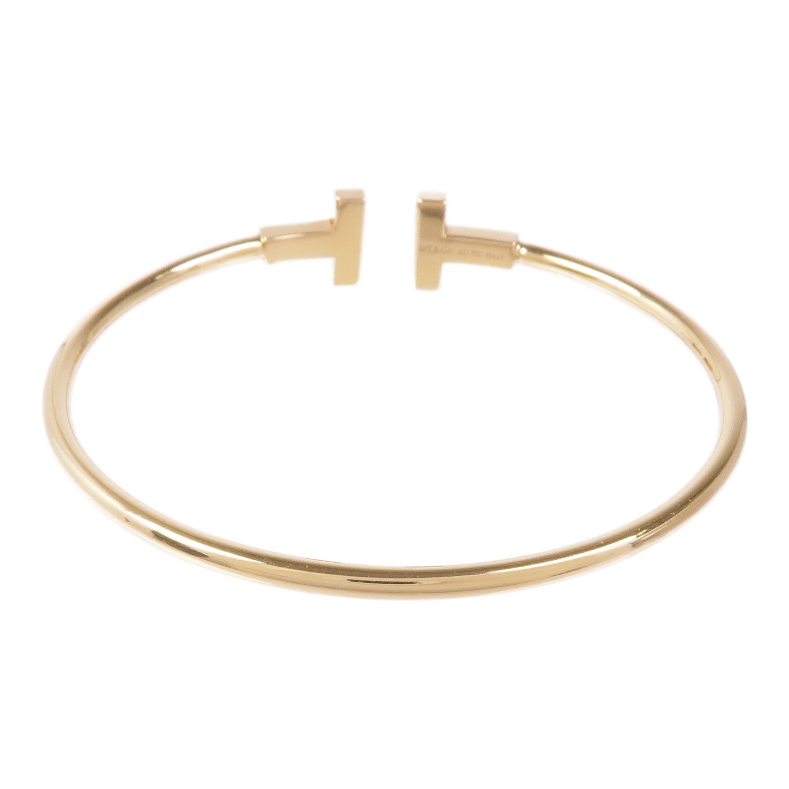 TIFFANY＆CO 18K黄金T Wire Bracelet手鐲