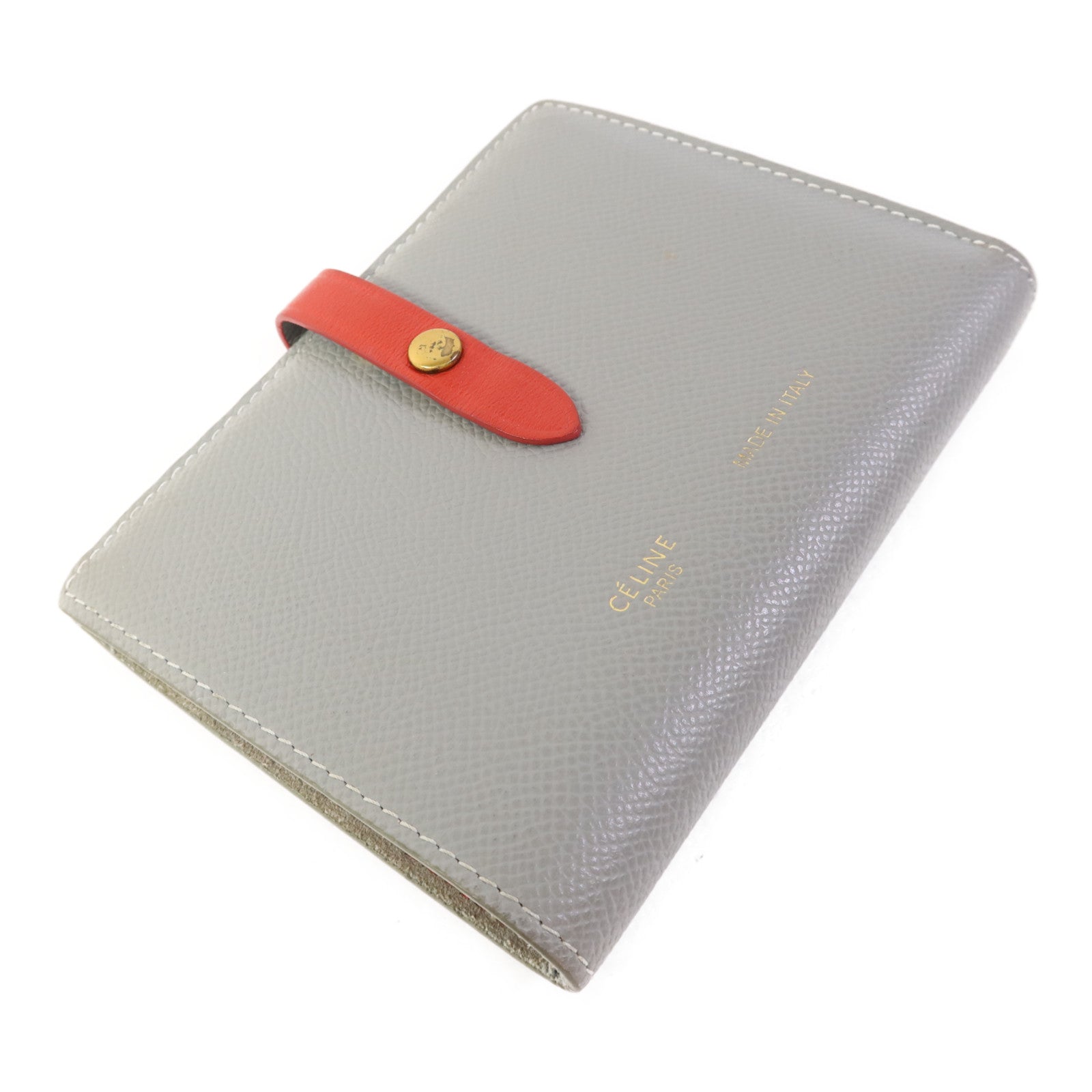 CELINE 牛皮皮革Wallet金扣錢包
