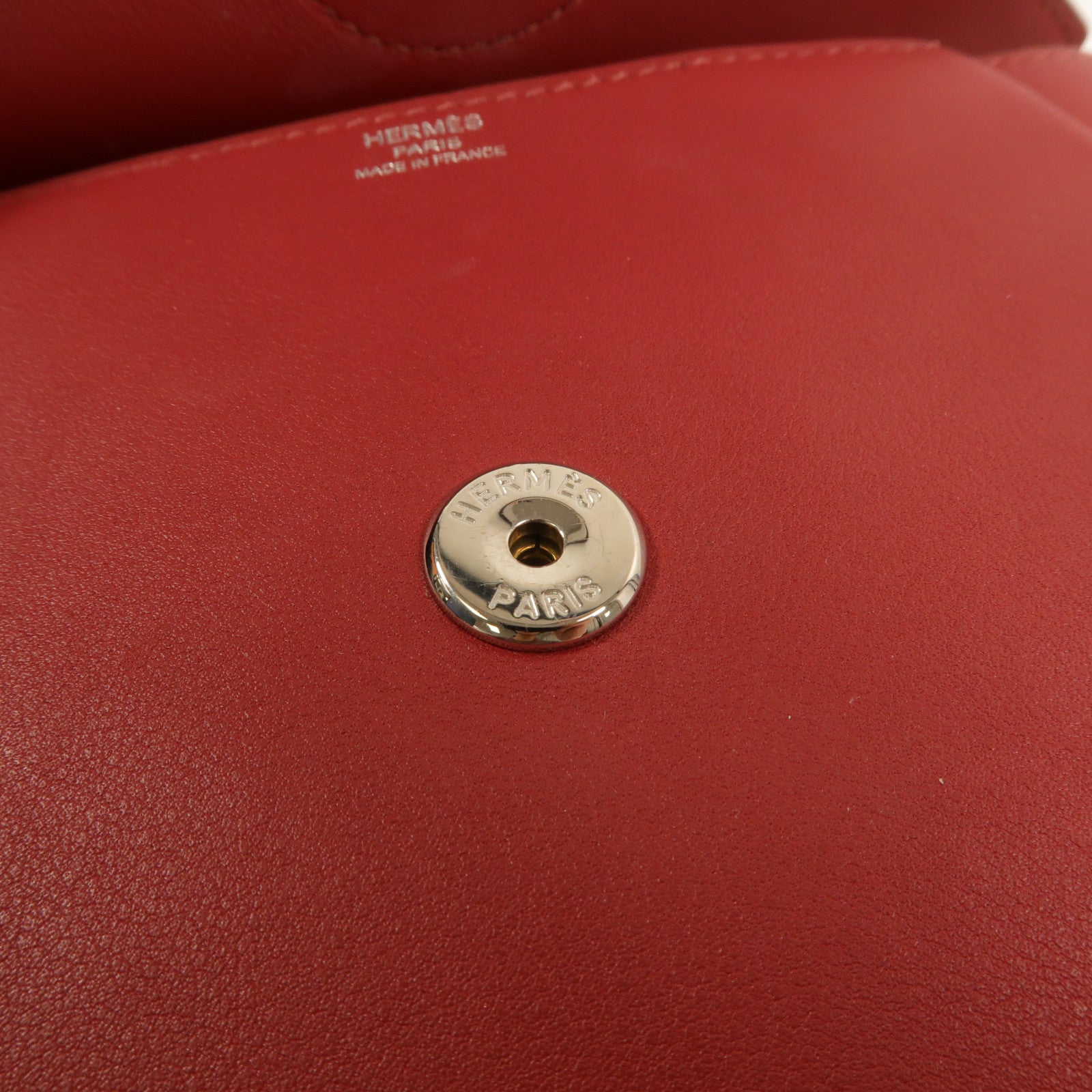 HERMES Swift/Tadelakt皮革Tutti Frutti Clutch手拿包RougeGrenat/RougeVif