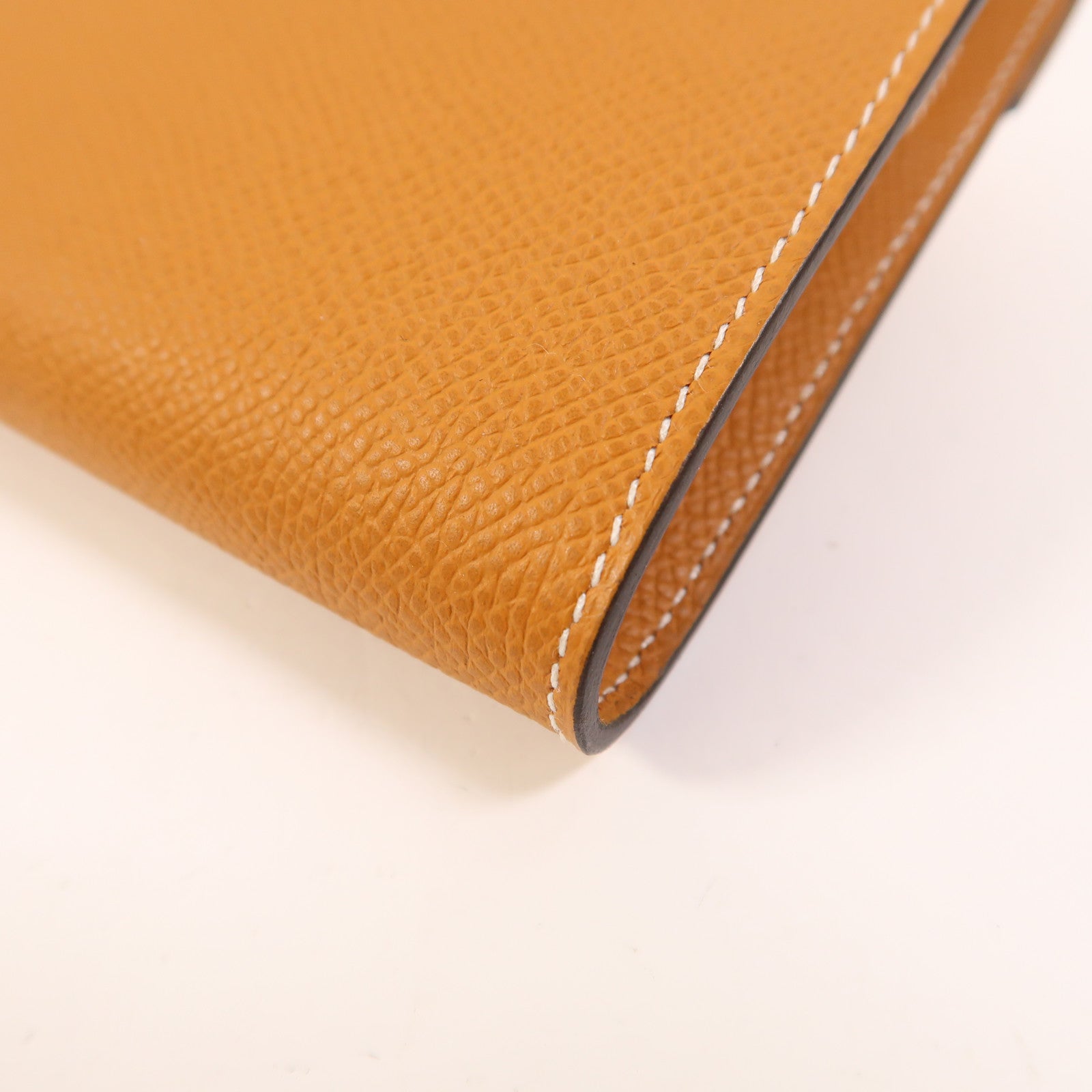 HERMES Epsom皮革Kelly To Go銀扣肩背袋Gold