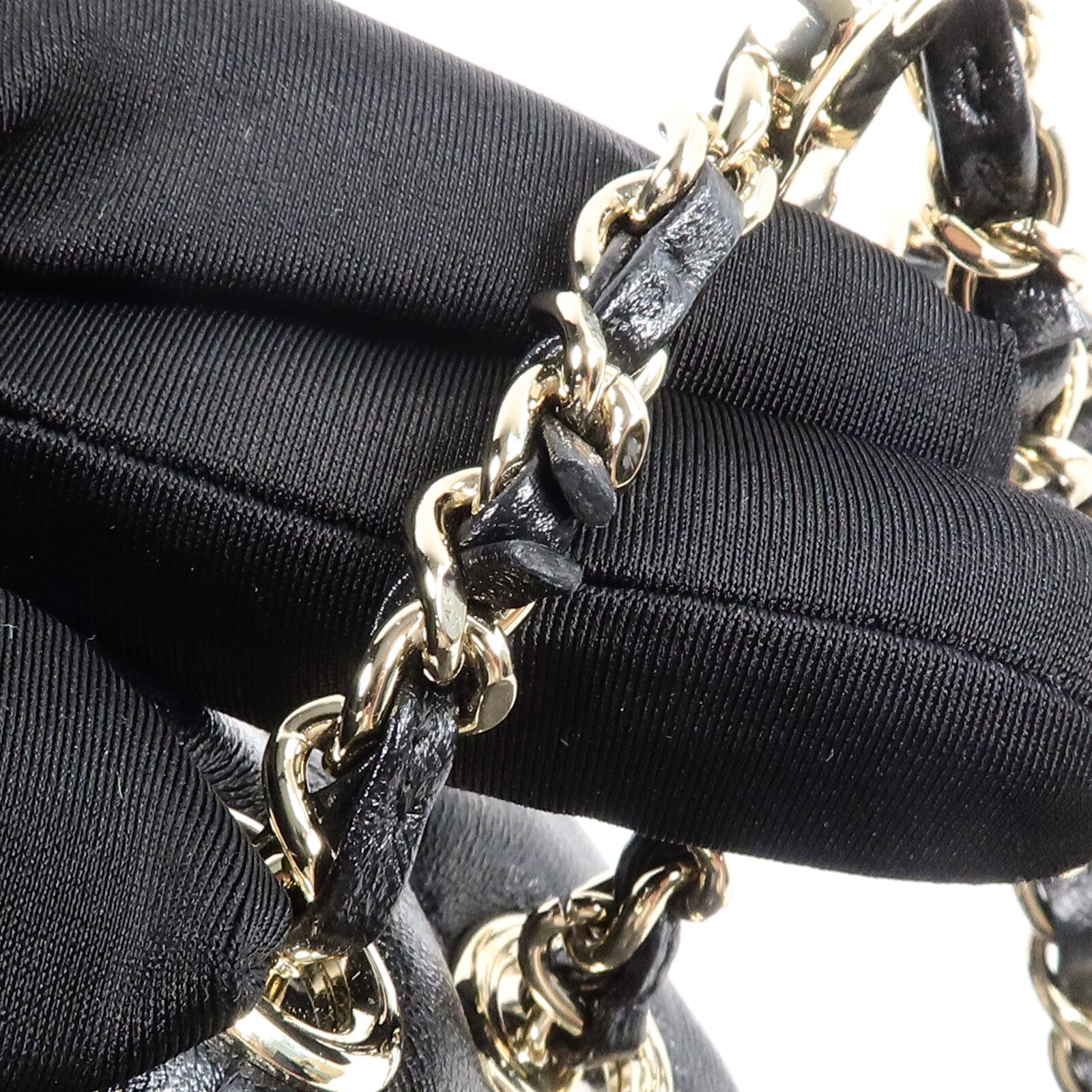 CHANEL 牛皮皮革Backpack鏈帶背包