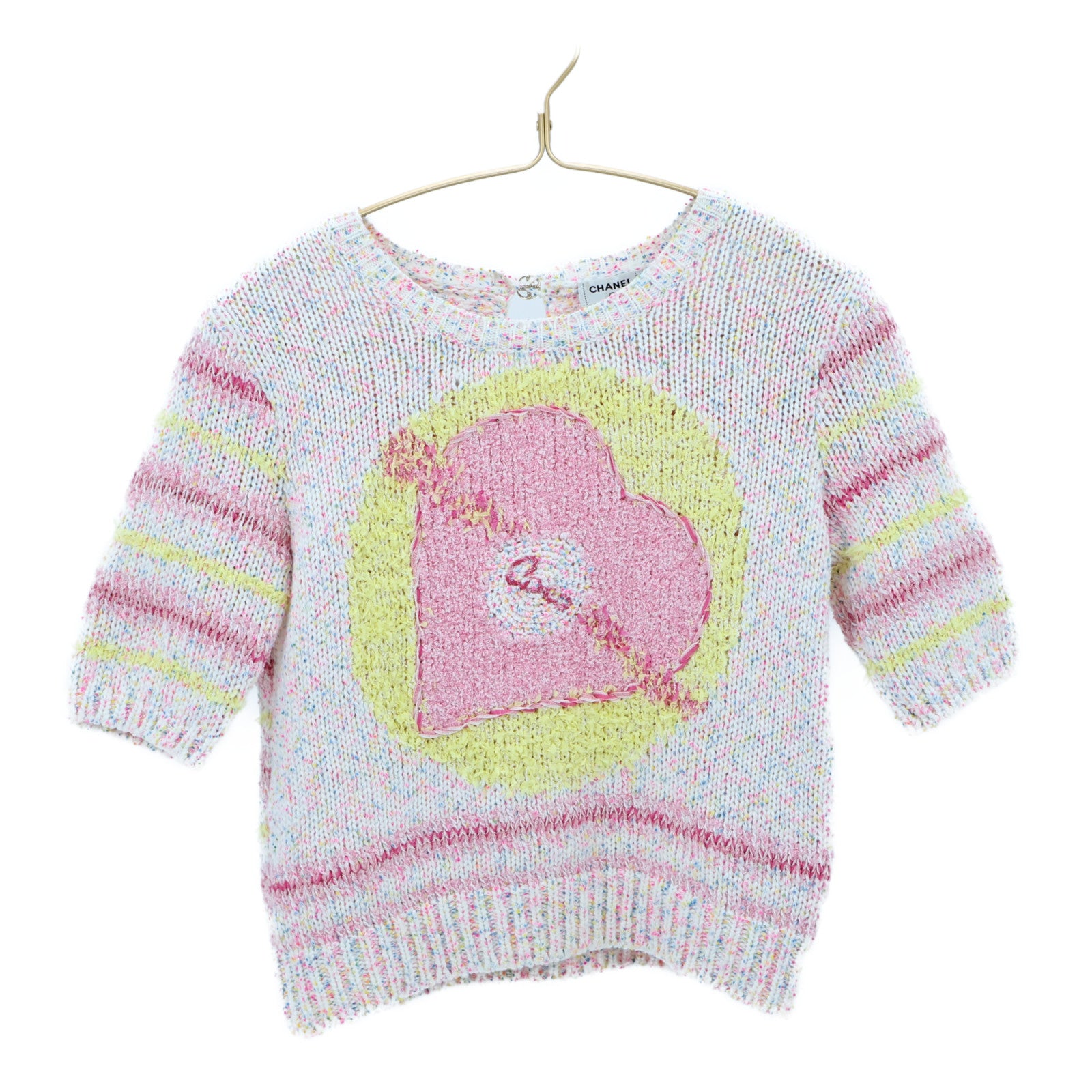 CHANEL Cotton/Polyester Look 20 Knit Top針織
