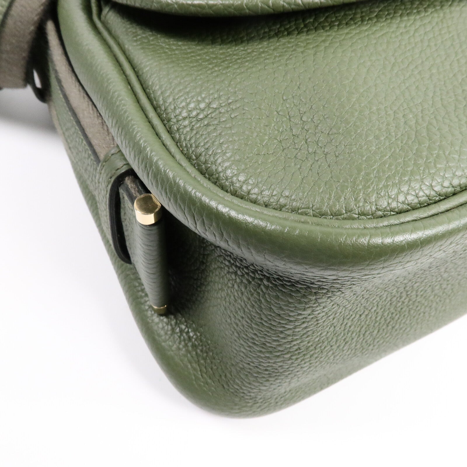 HERMES Clemence皮革Bourlingue Messenger Bag肩背袋