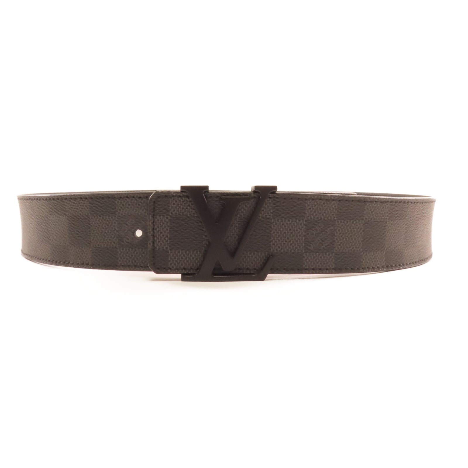 LOUIS VUITTON Damier Belt皮帶黑色