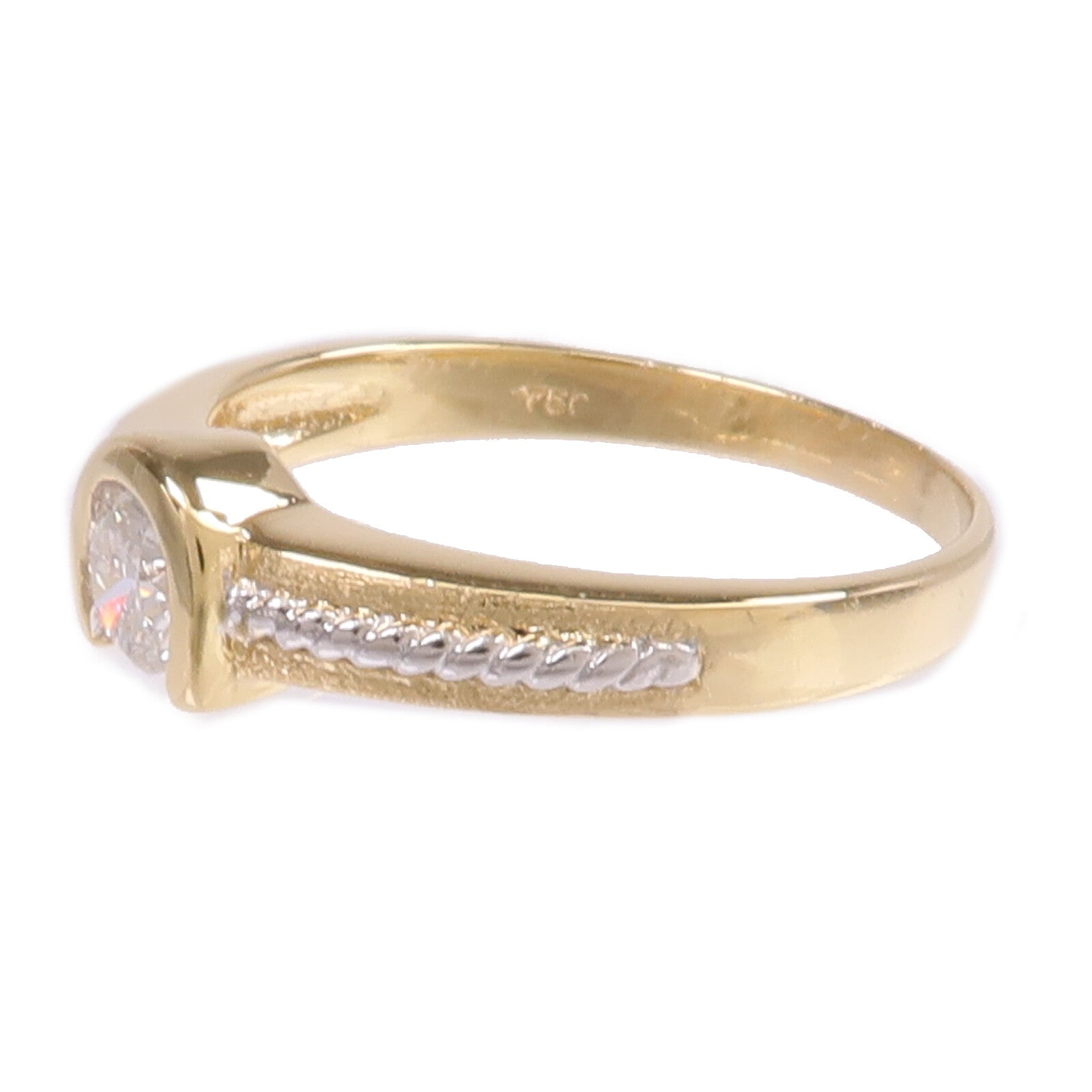 JEWELRY 【激減優惠】18K白金/黃金RingUS#7
