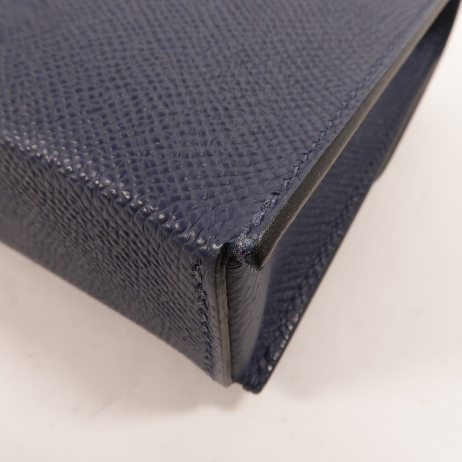 HERMES Epsom皮革Hermesnap Wallet Bag肩背袋Bleu Navy