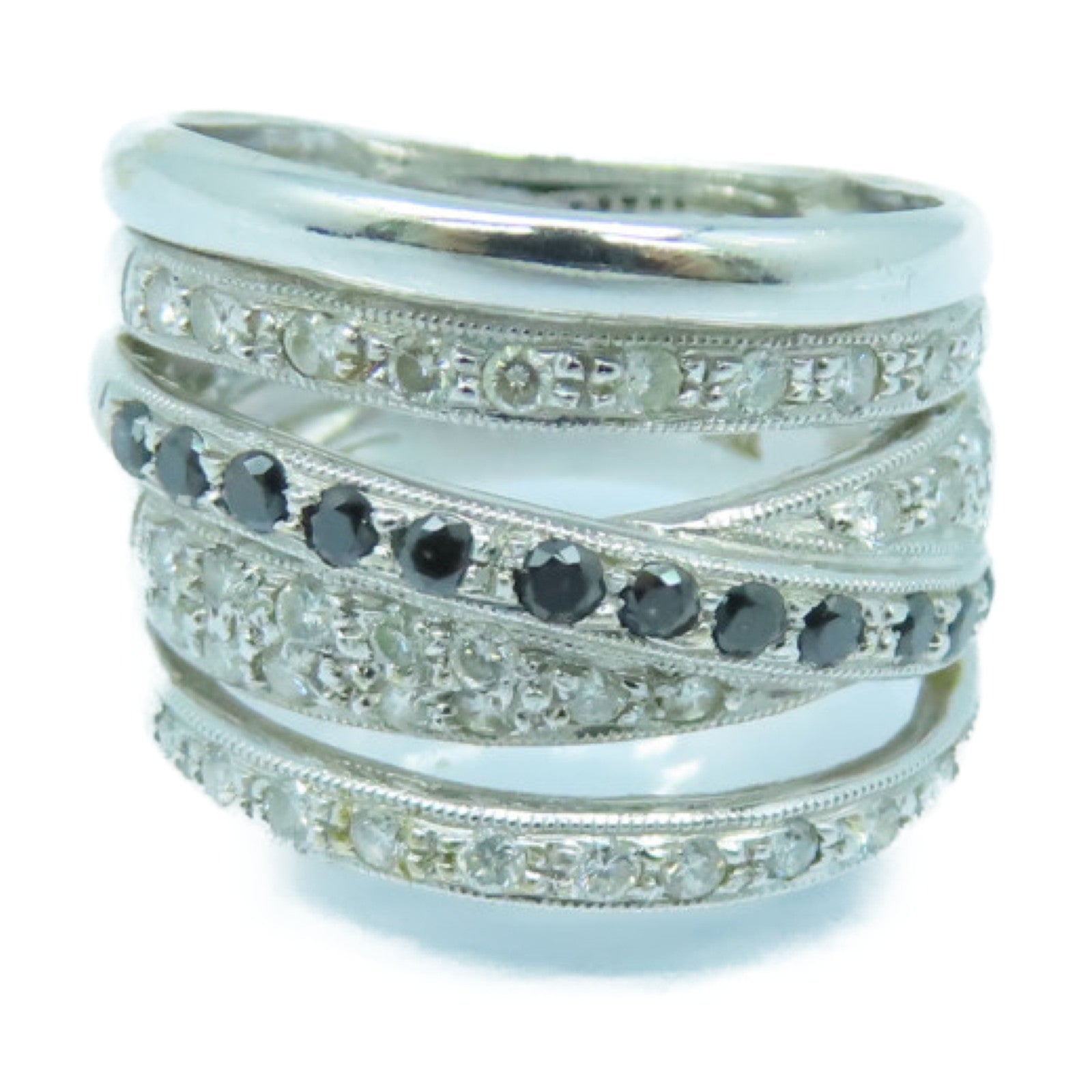 JEWELRY **【激減優惠】18K白金Diamond Ring鑽石戒指US#5.75