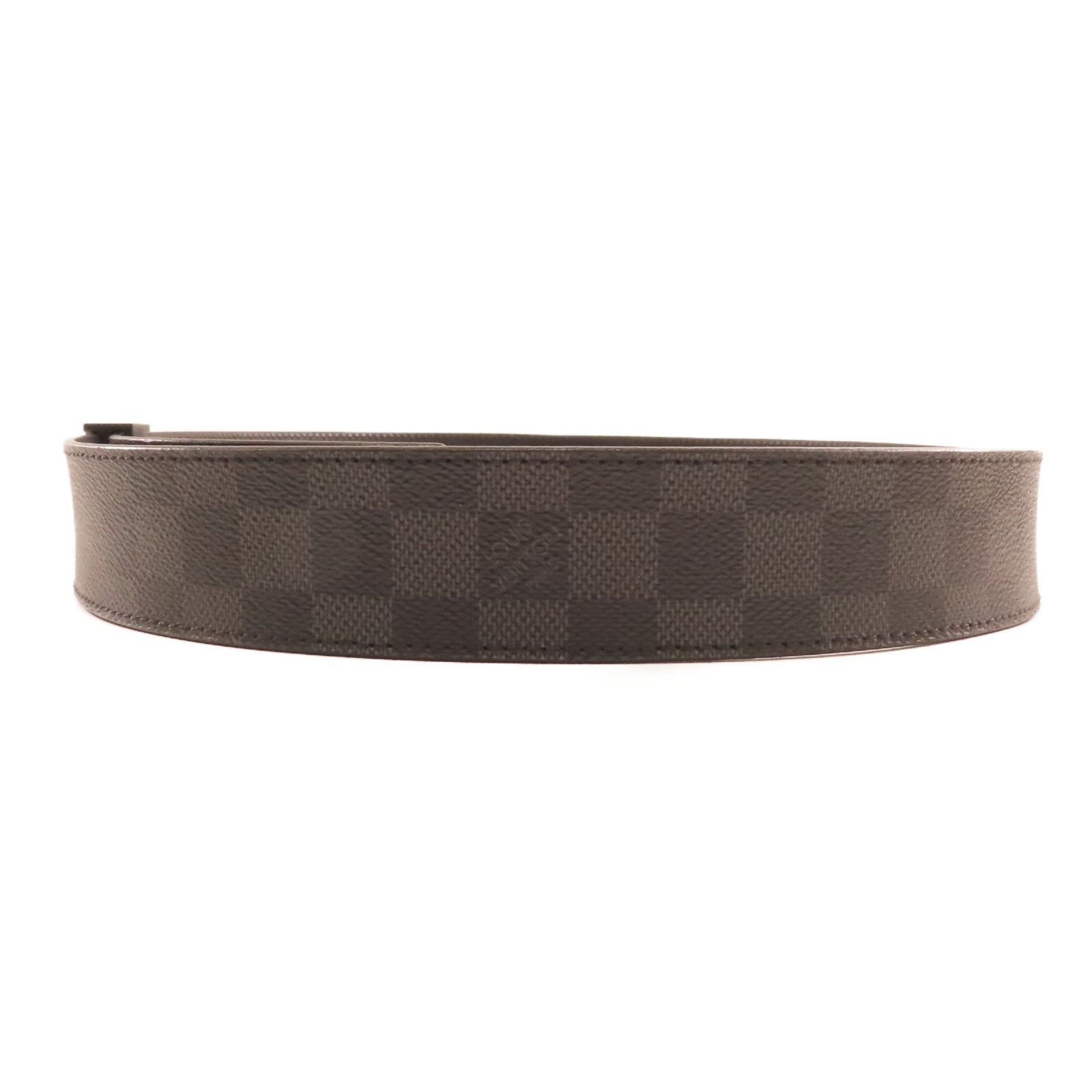 LOUIS VUITTON Damier Belt皮帶黑色