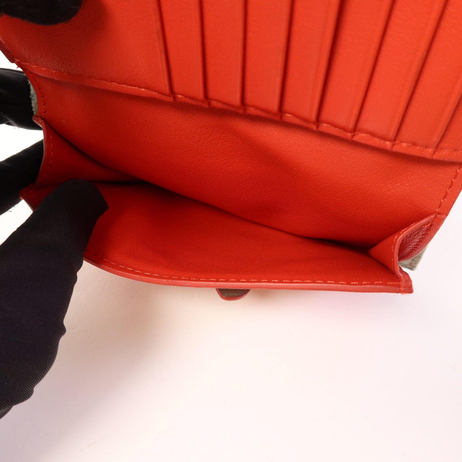 CELINE 牛皮皮革Wallet金扣錢包