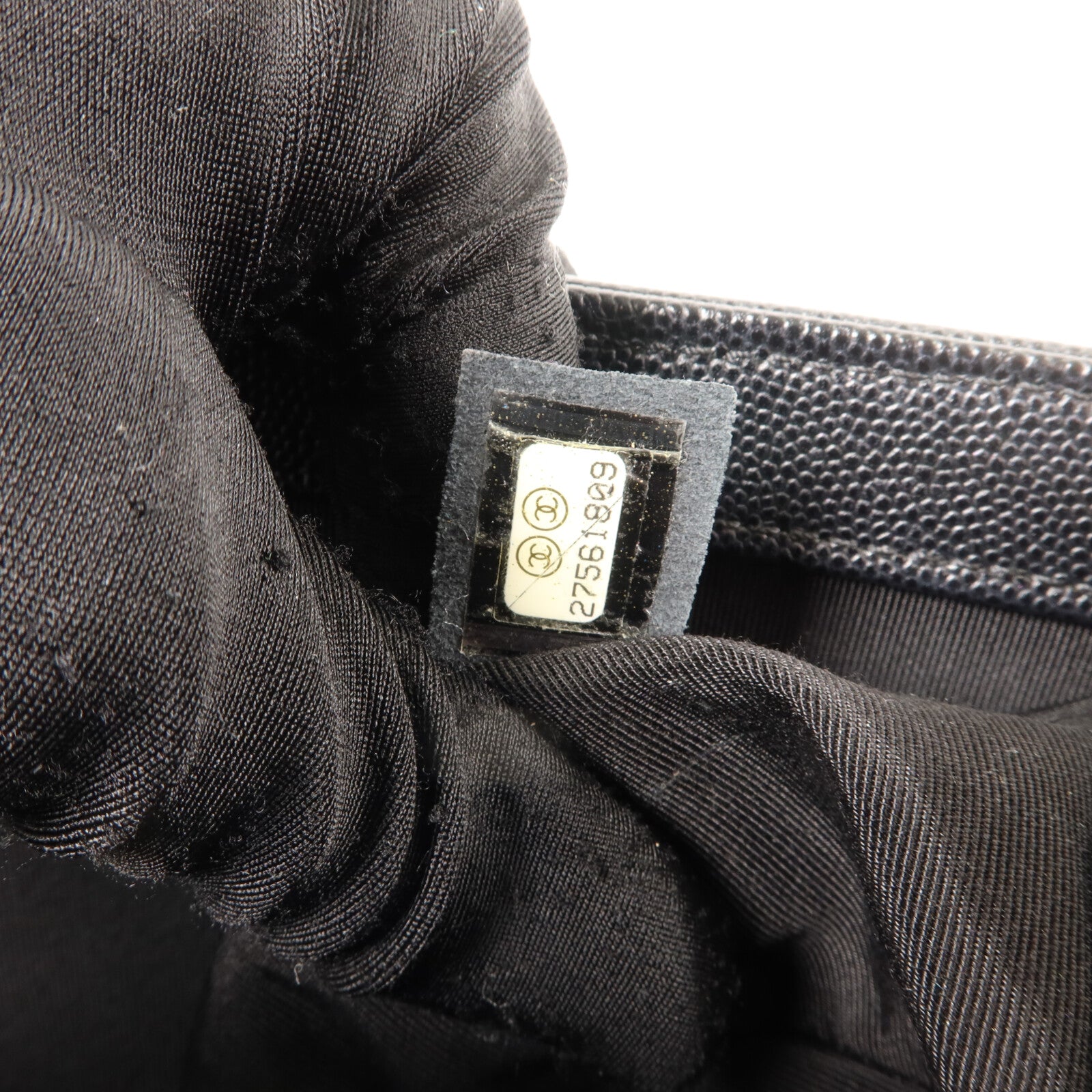 CHANEL 牛皮皮革Boy 25鏈帶肩背袋