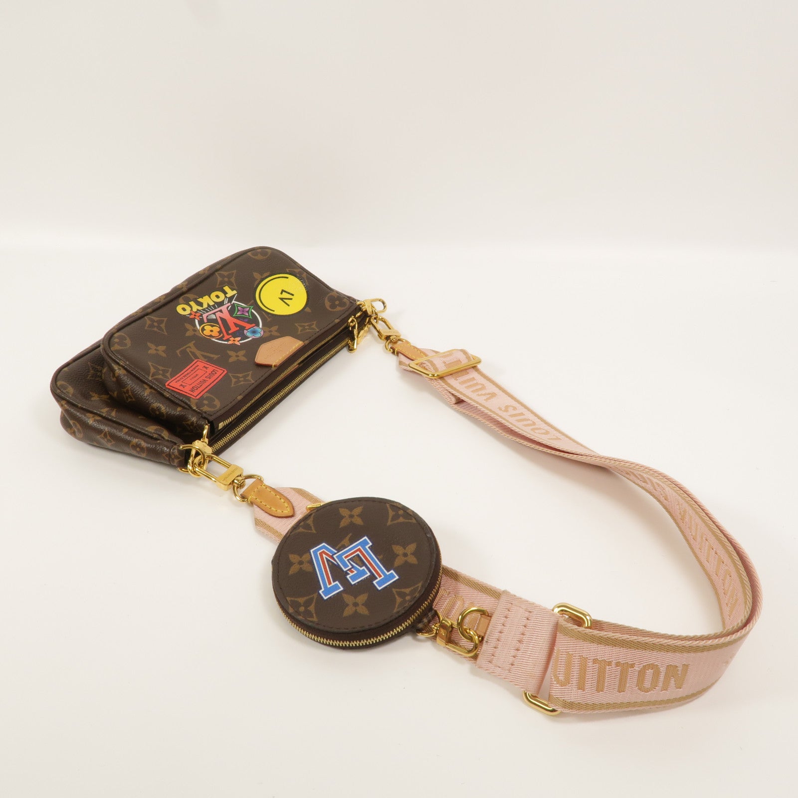 LOUIS VUITTON 【激減優惠】Monogram Multi Pochette Accessoires手挽肩背兩用袋