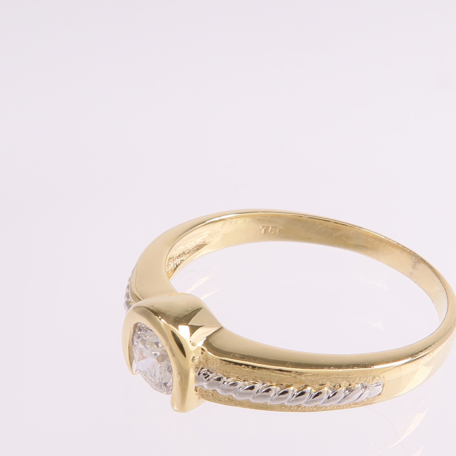 JEWELRY 【激減優惠】18K白金/黃金RingUS#7