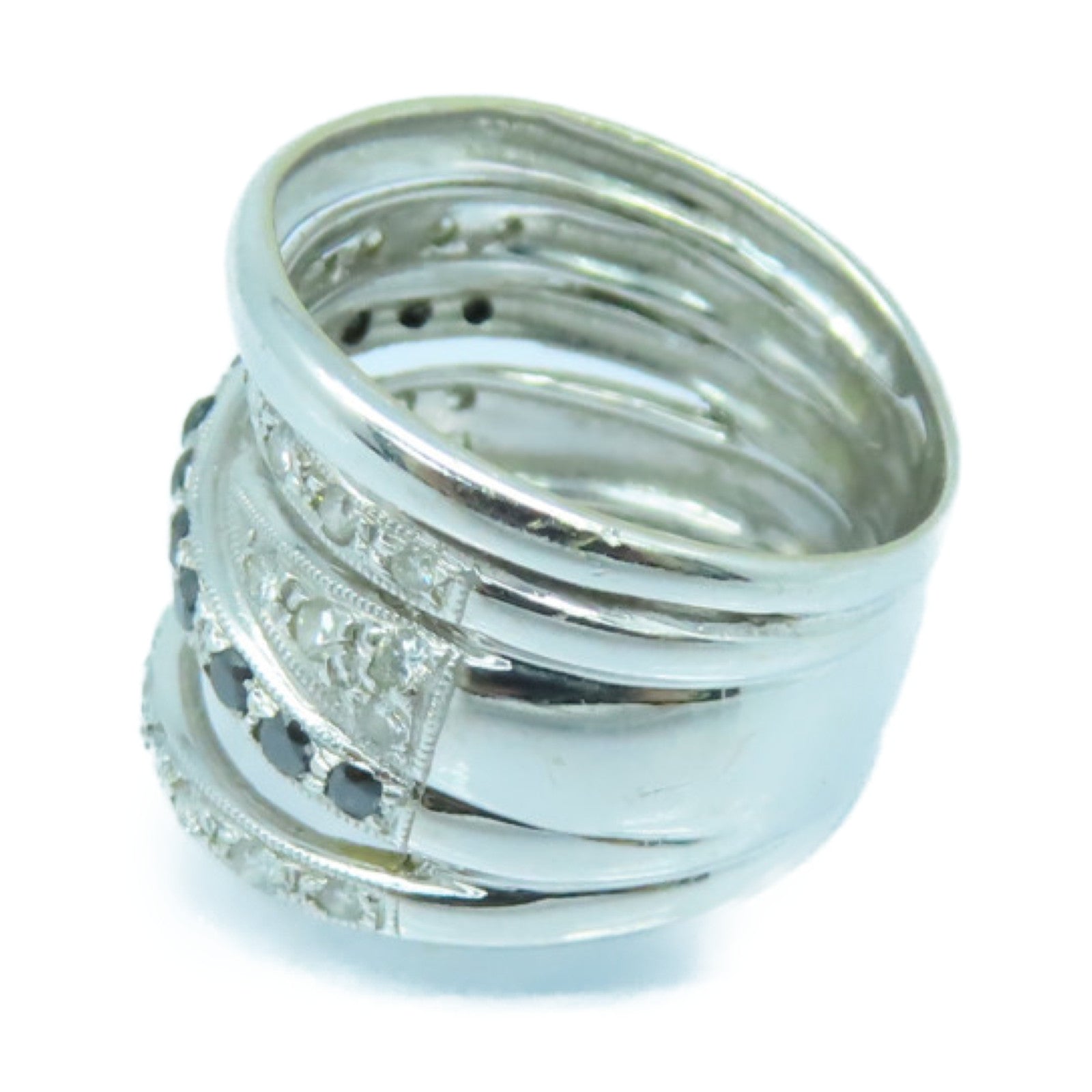 JEWELRY **【激減優惠】18K白金Diamond Ring鑽石戒指US#5.75