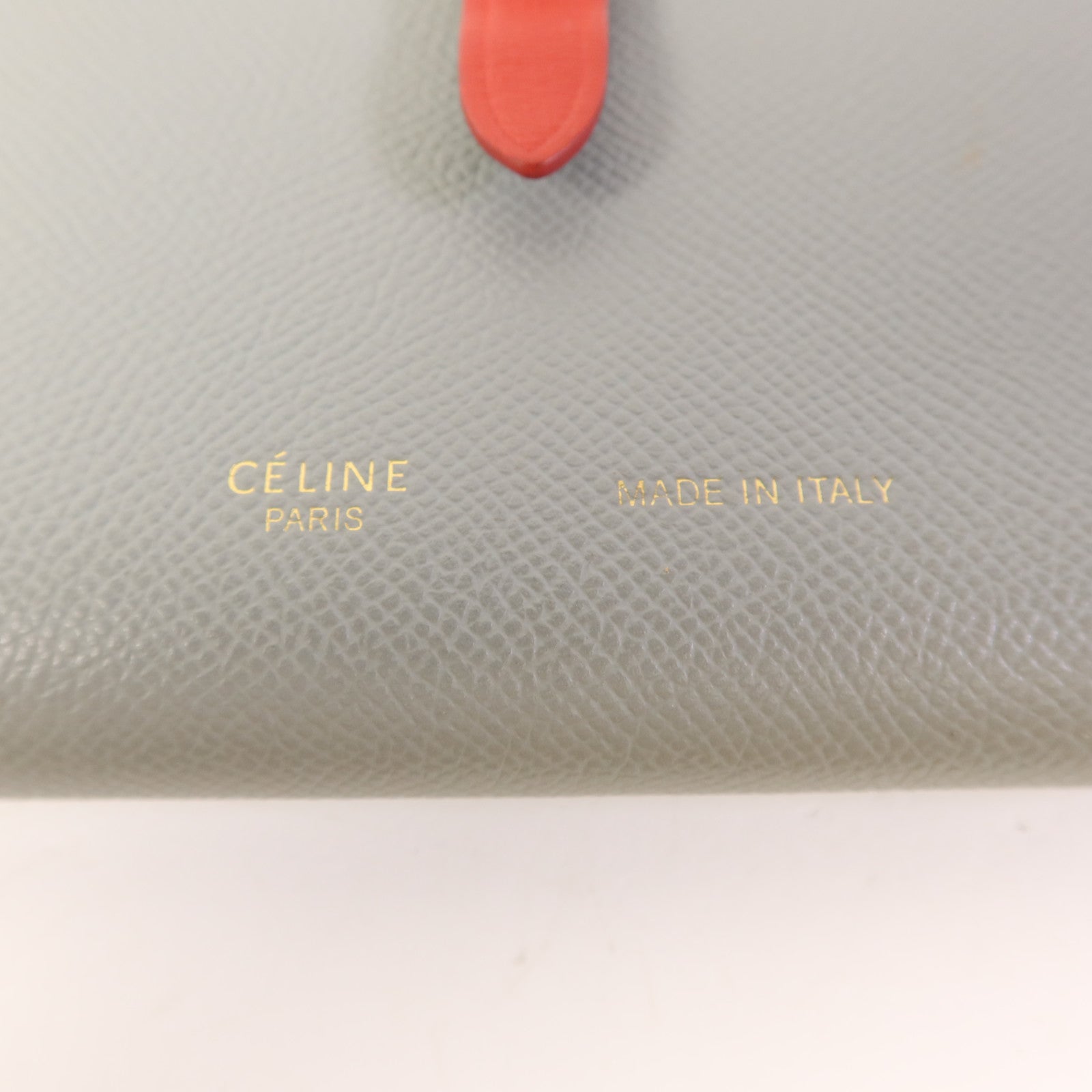 CELINE 牛皮皮革Wallet金扣錢包