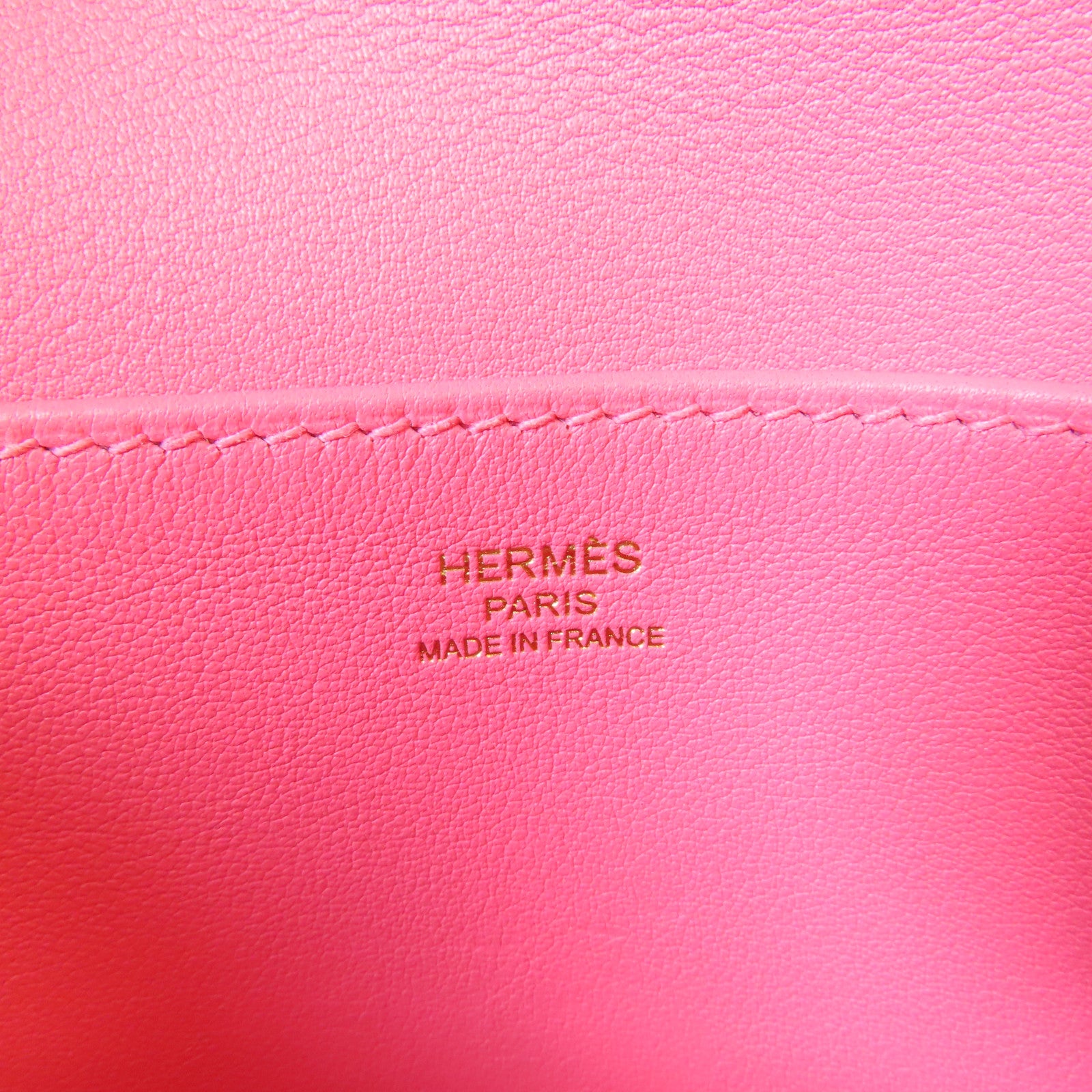 HERMES 【激減優惠】Swift皮革Mini Halzan金扣手挽肩背兩用袋Rose Azalee杜鵑粉紅色