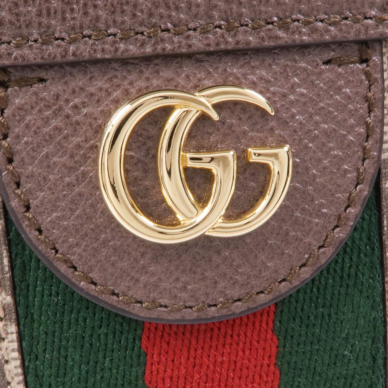 GUCCI 塗層帆布Ophidia Mini金扣手挽肩背兩用袋