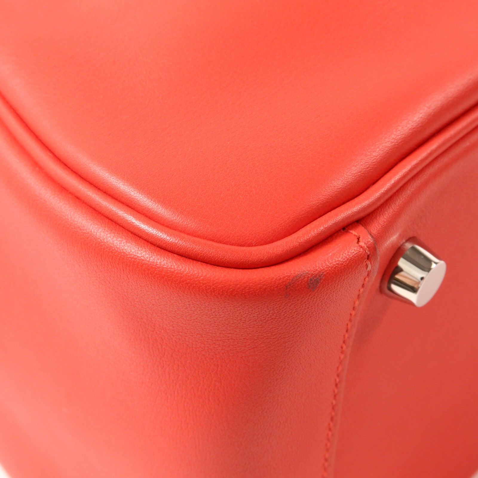 HERMES Swift皮革/Epsom皮革Lindy 26手挽肩背兩用袋Rouge de Coeur