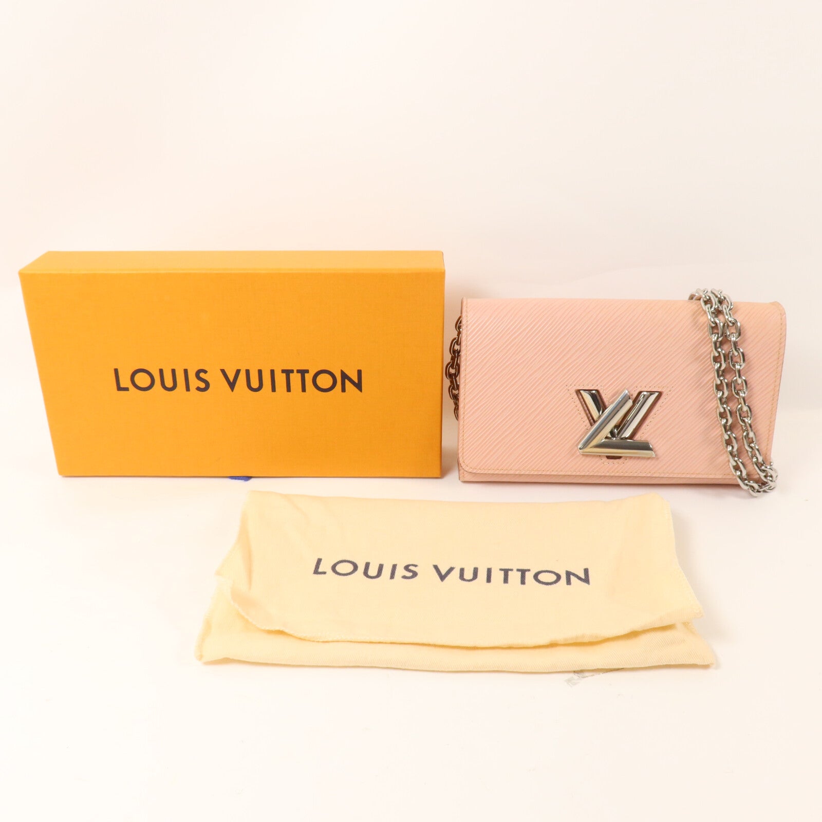 LOUIS VUITTON Epi Twist Wallet On Chain鏈帶肩背袋