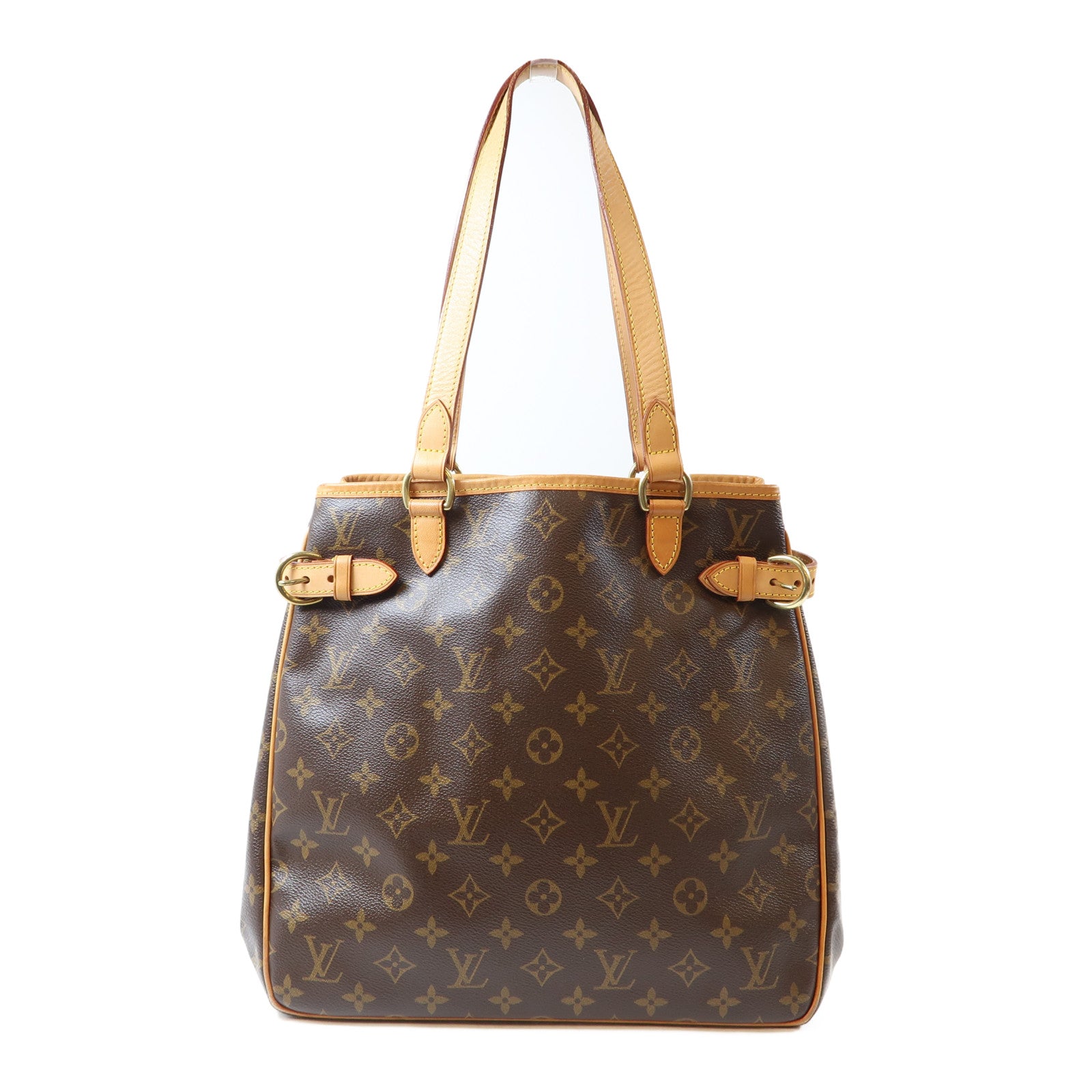LOUIS VUITTON 【激減優惠】Monogram Batignolles Horizontal金扣肩背袋啡色