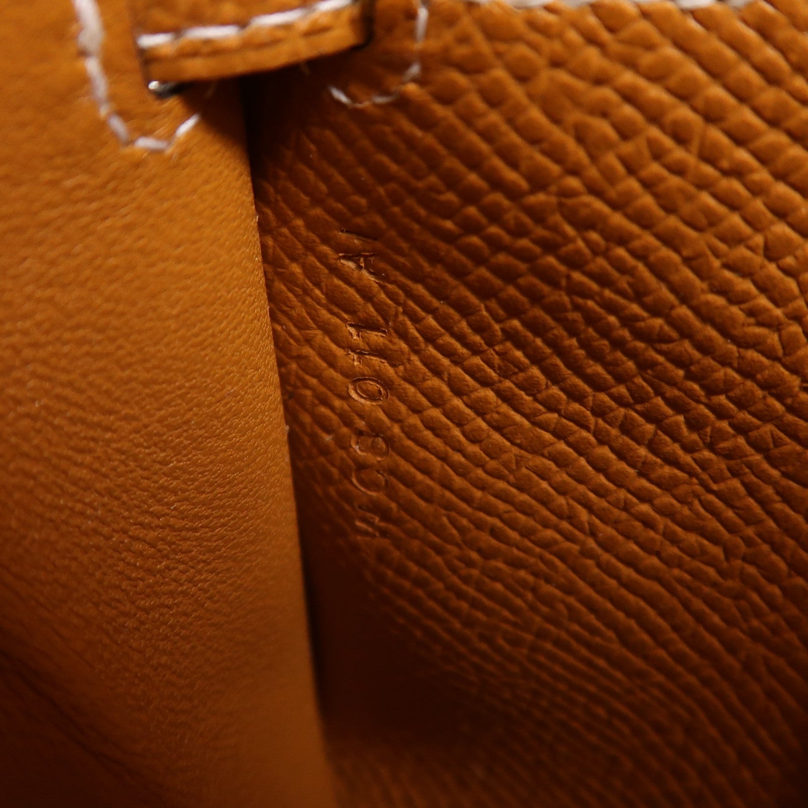 HERMES Epsom皮革Kelly To Go銀扣肩背袋Gold