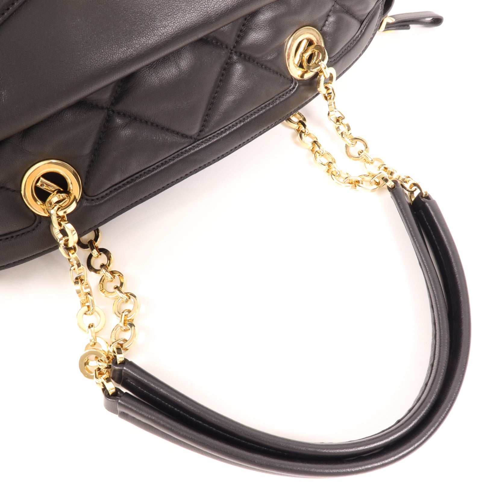 Salvatore Ferragamo 羊皮皮革Shoulder Bag金扣肩背袋