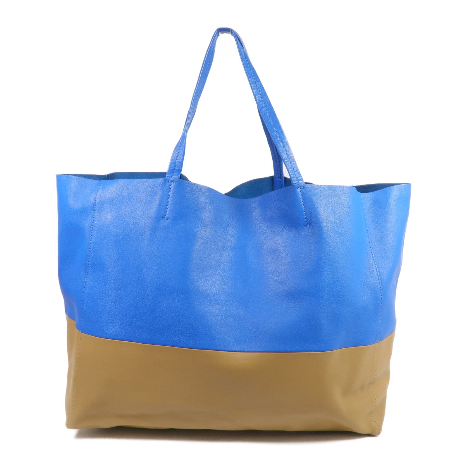 CELINE 皮革Cabas Tote金扣手挽袋