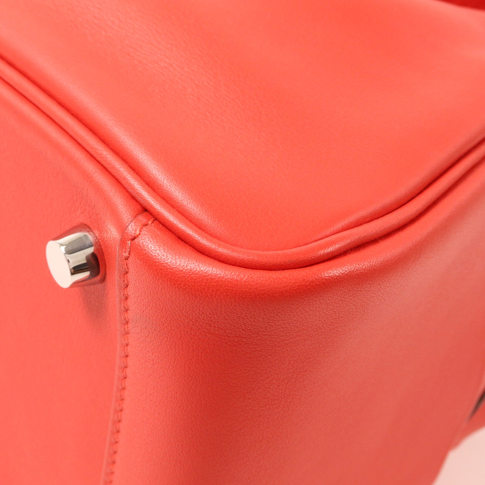 HERMES Swift皮革/Epsom皮革Lindy 26手挽肩背兩用袋Rouge de Coeur
