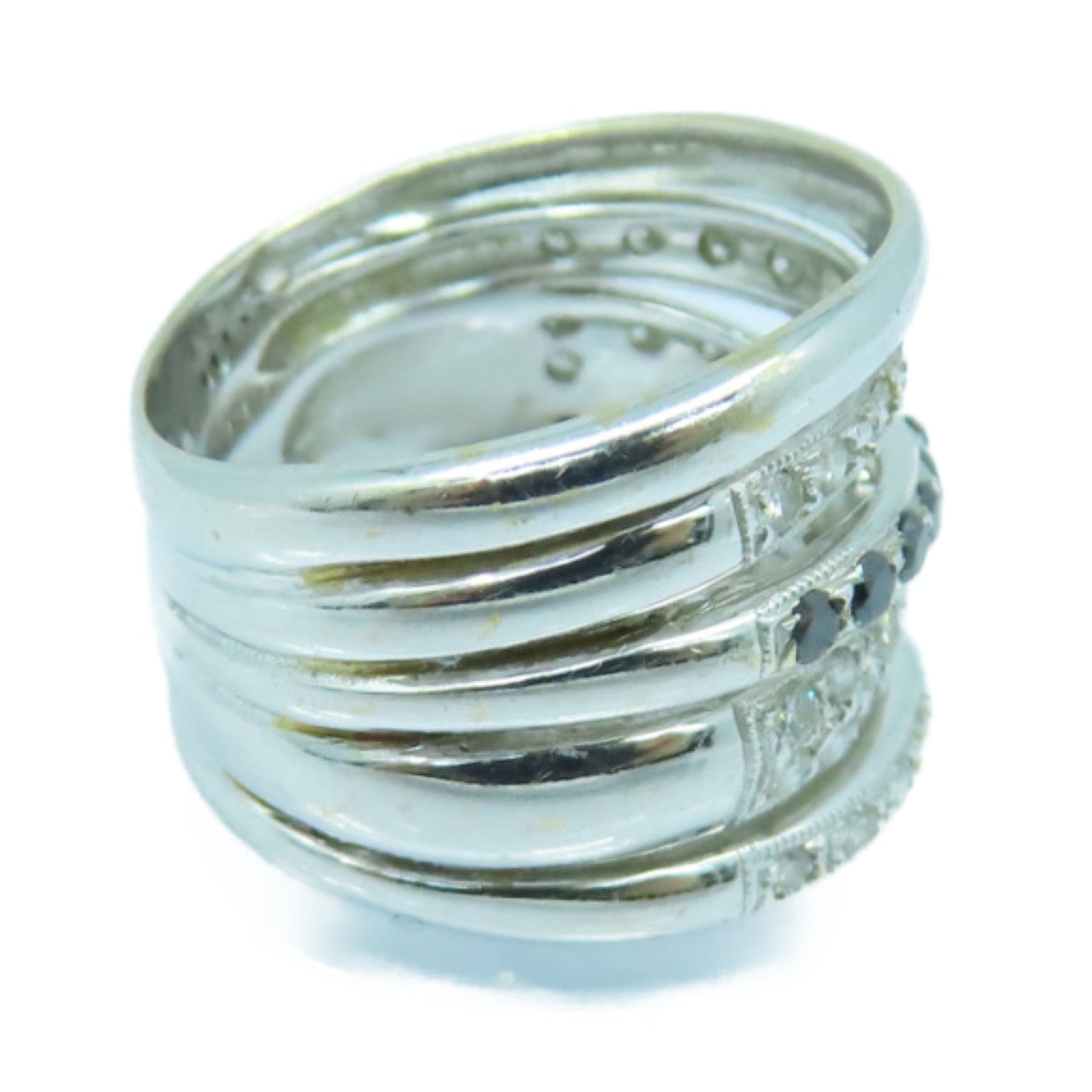 JEWELRY **【激減優惠】18K白金Diamond Ring鑽石戒指US#5.75