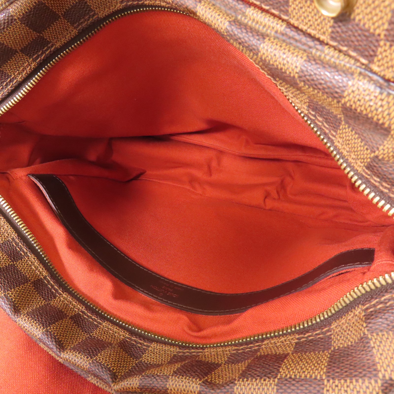 LOUIS VUITTON LV GHW Naviglio Shoulder Messenger Bag N45255 Damier Brown