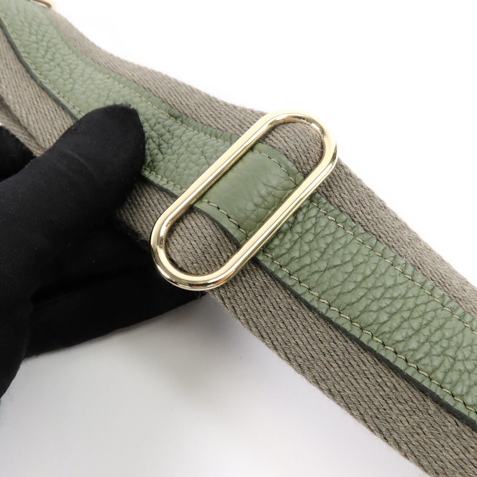 HERMES Clemence皮革Bourlingue Messenger Bag肩背袋