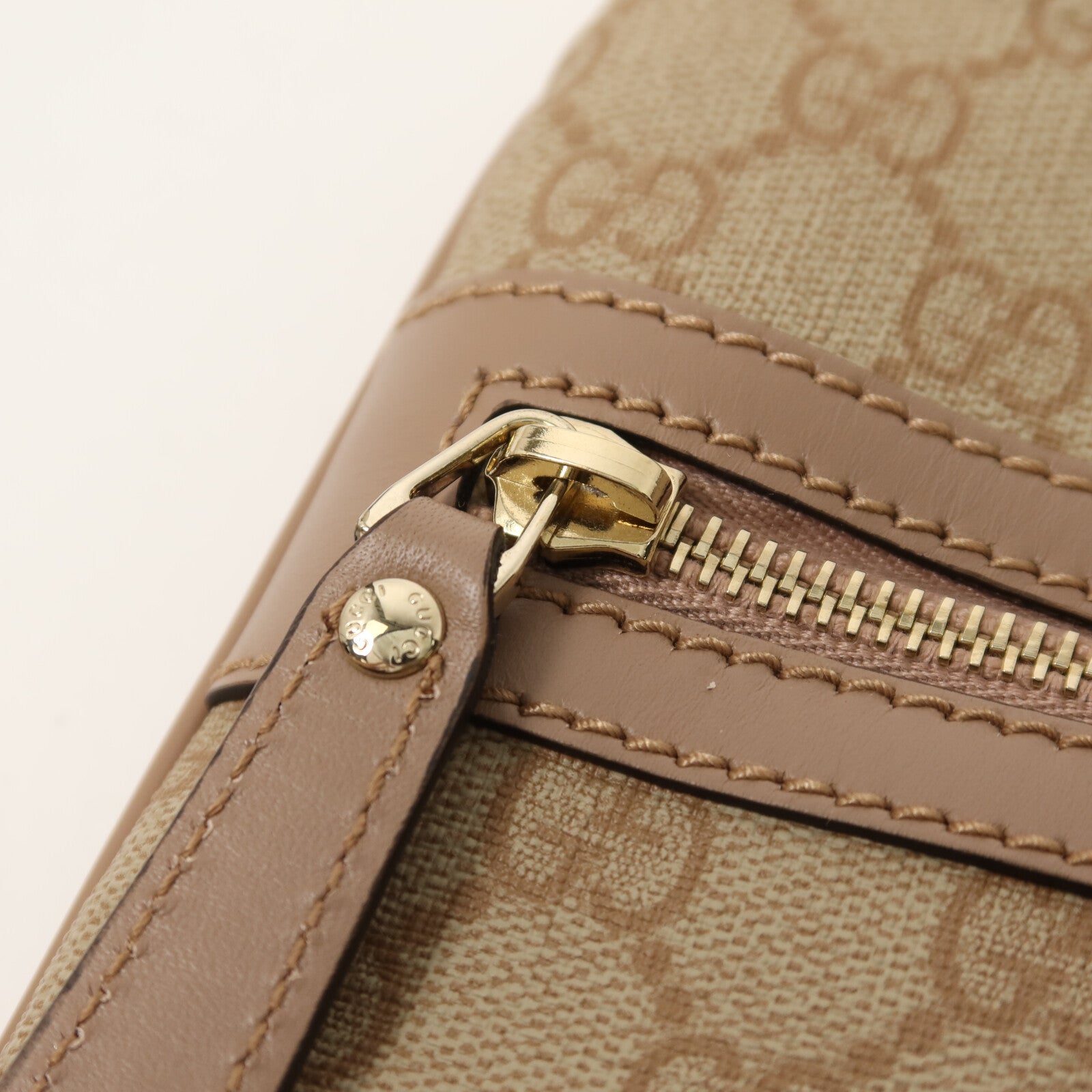 GUCCI 塗層帆布GG Supreme Shoulder Bag肩背袋