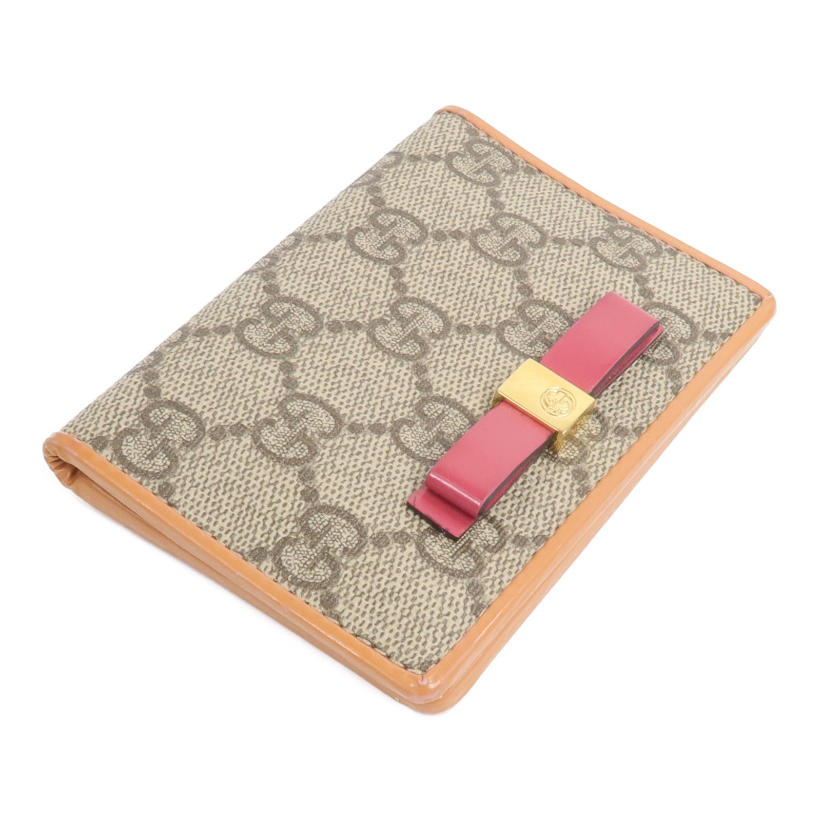 GUCCI 塗層帆布GG Supreme Card Holder錢包