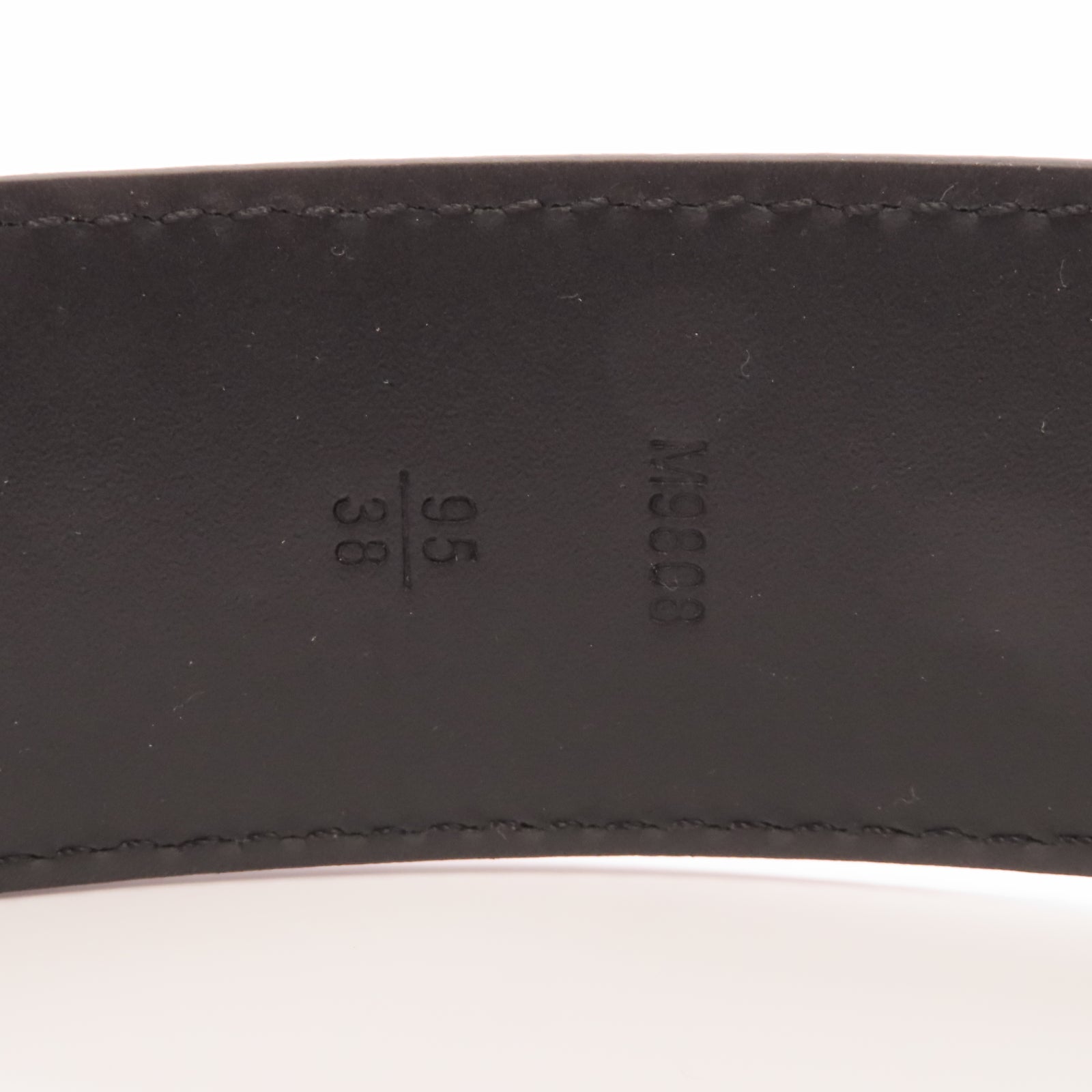 LOUIS VUITTON Damier Belt皮帶黑色