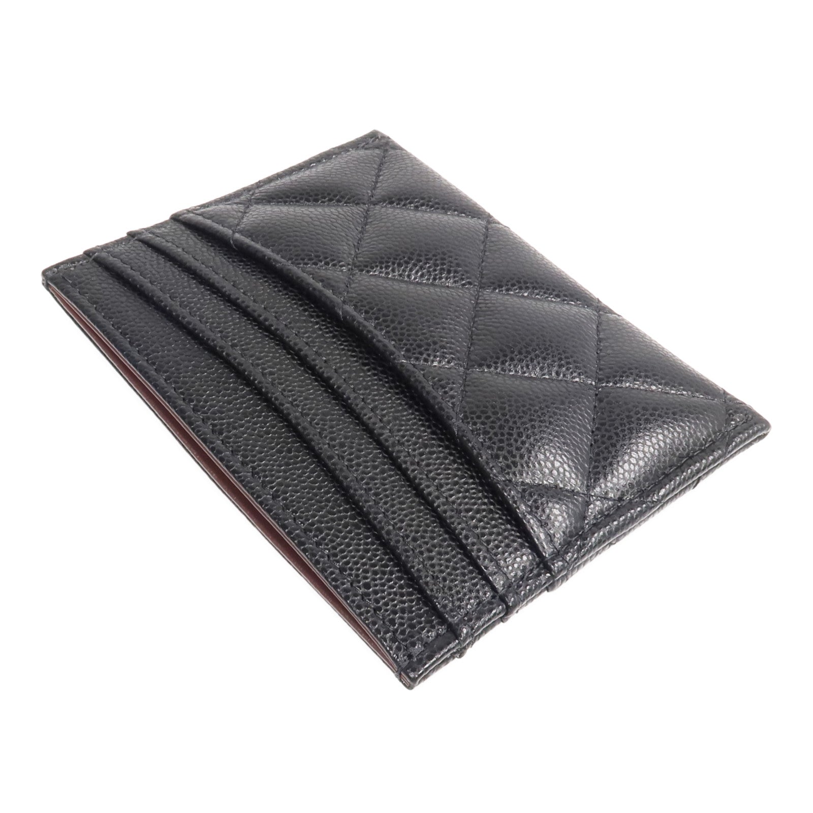 CHANEL 牛皮皮革Card Holder金扣卡片套