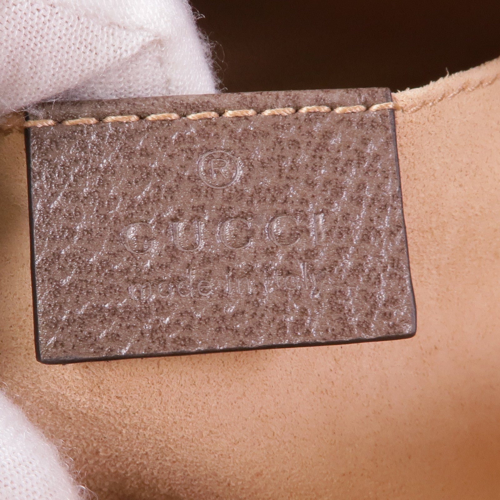 GUCCI 塗層帆布Ophidia Mini金扣手挽肩背兩用袋