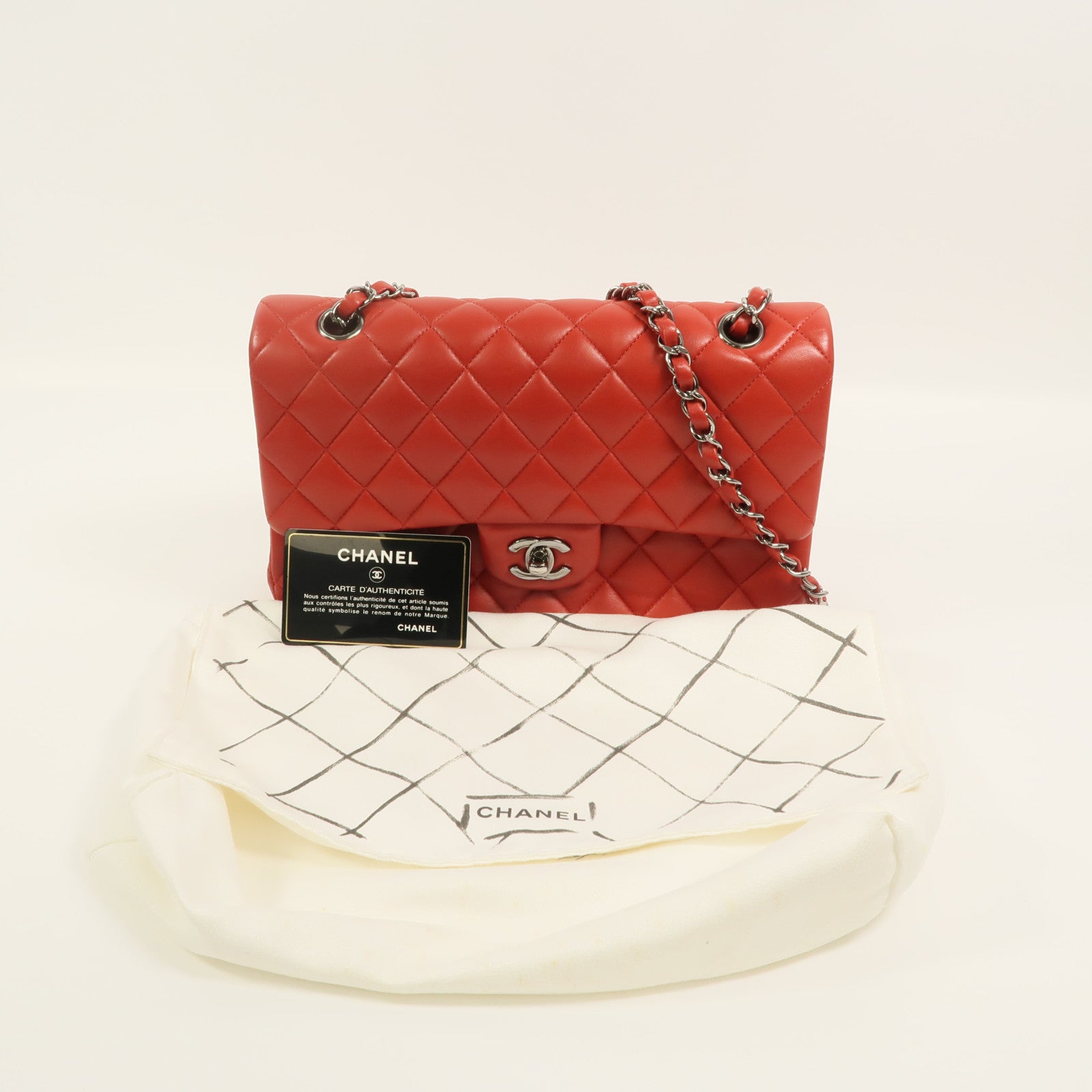 CHANEL 羊皮皮革Classic 25鏈帶肩背袋