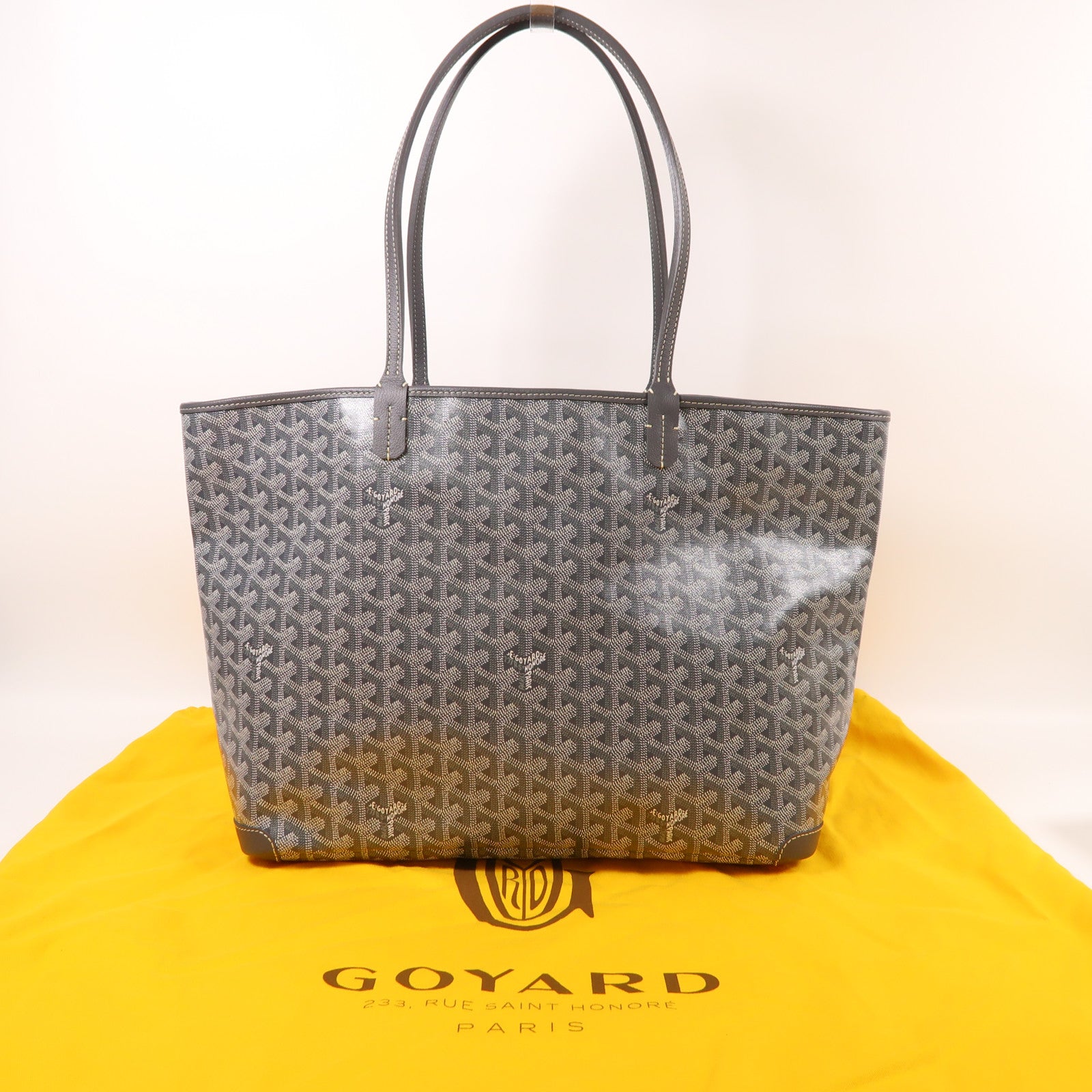 GOYARD 塗層帆布Artois MM銀扣肩背袋