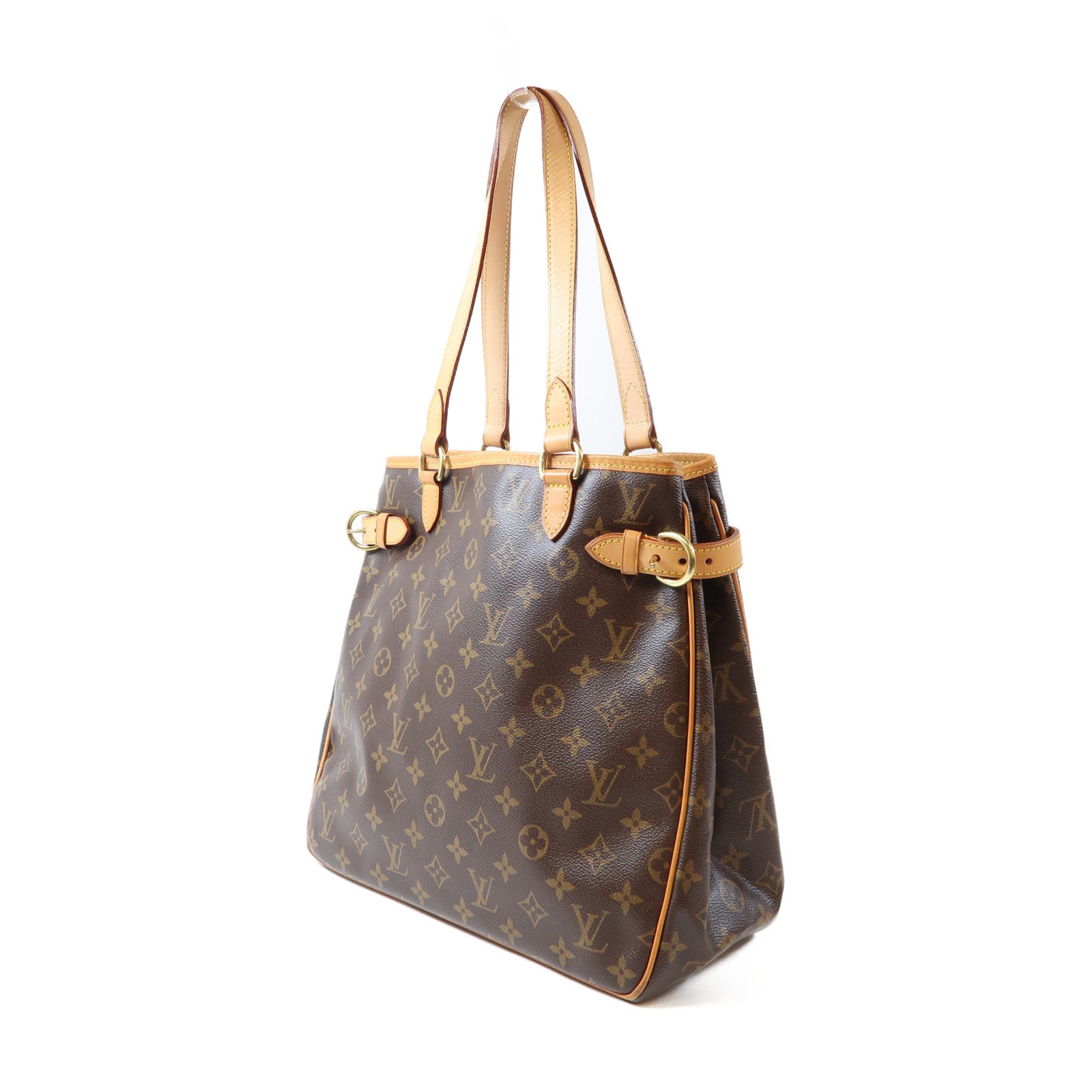LOUIS VUITTON 【激減優惠】Monogram Batignolles Horizontal金扣肩背袋啡色